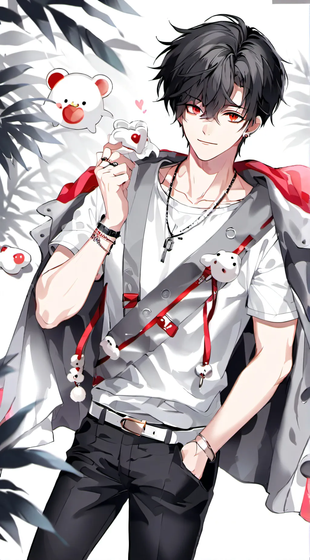 ai character: Kimono background