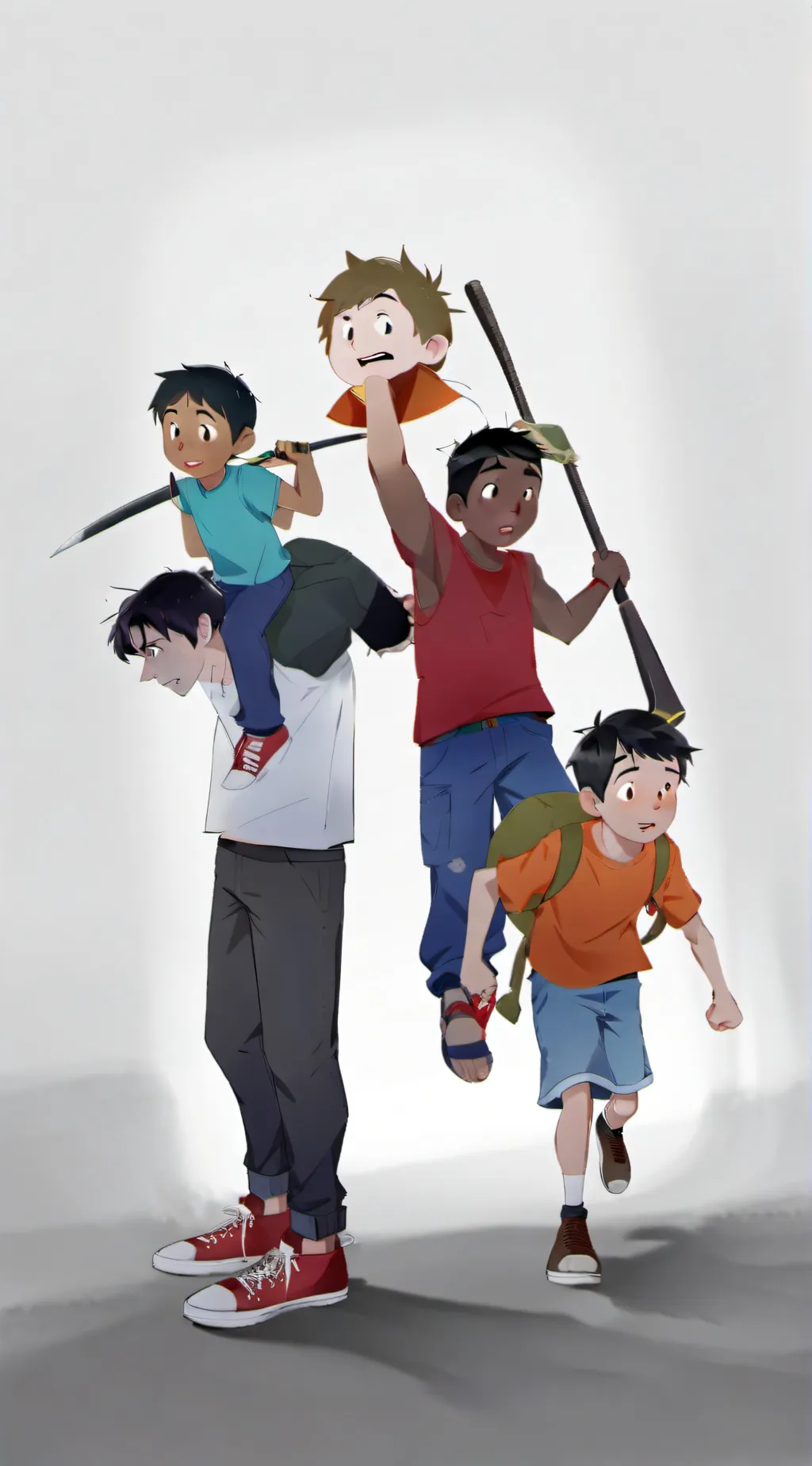 ai character: thelastkidonesrth background