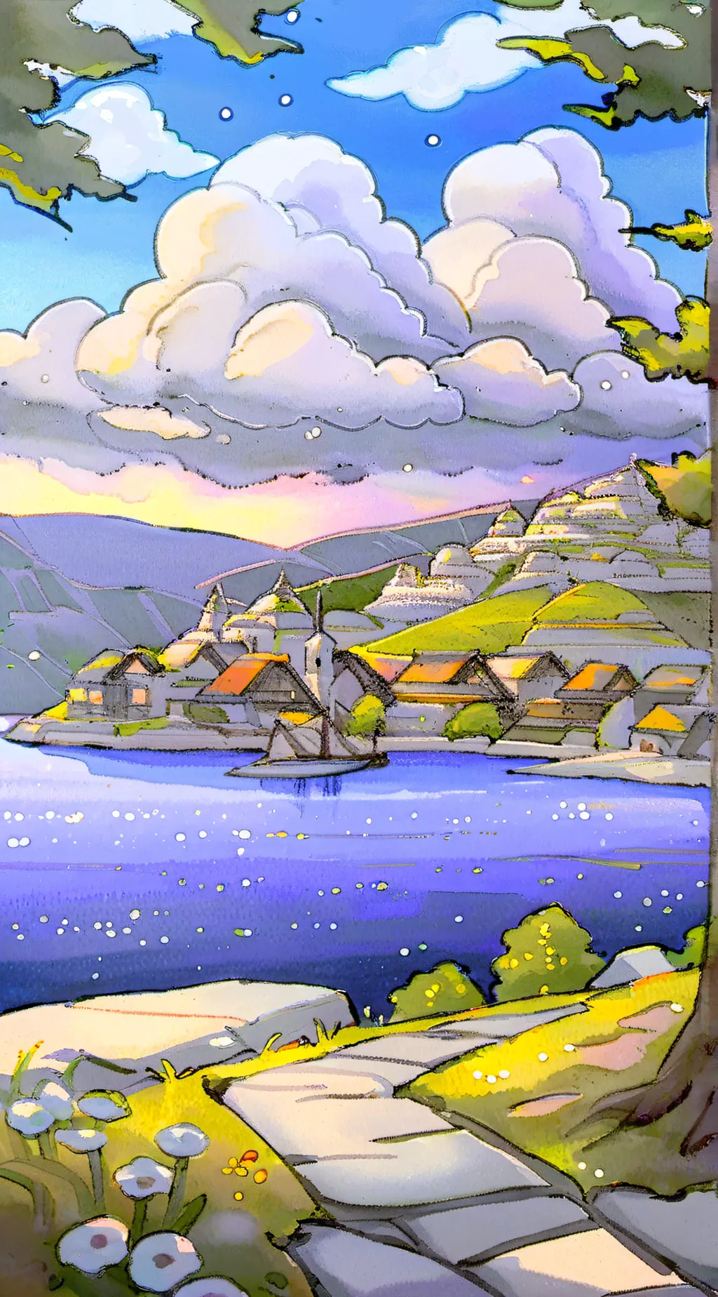 ai character: Kaki background