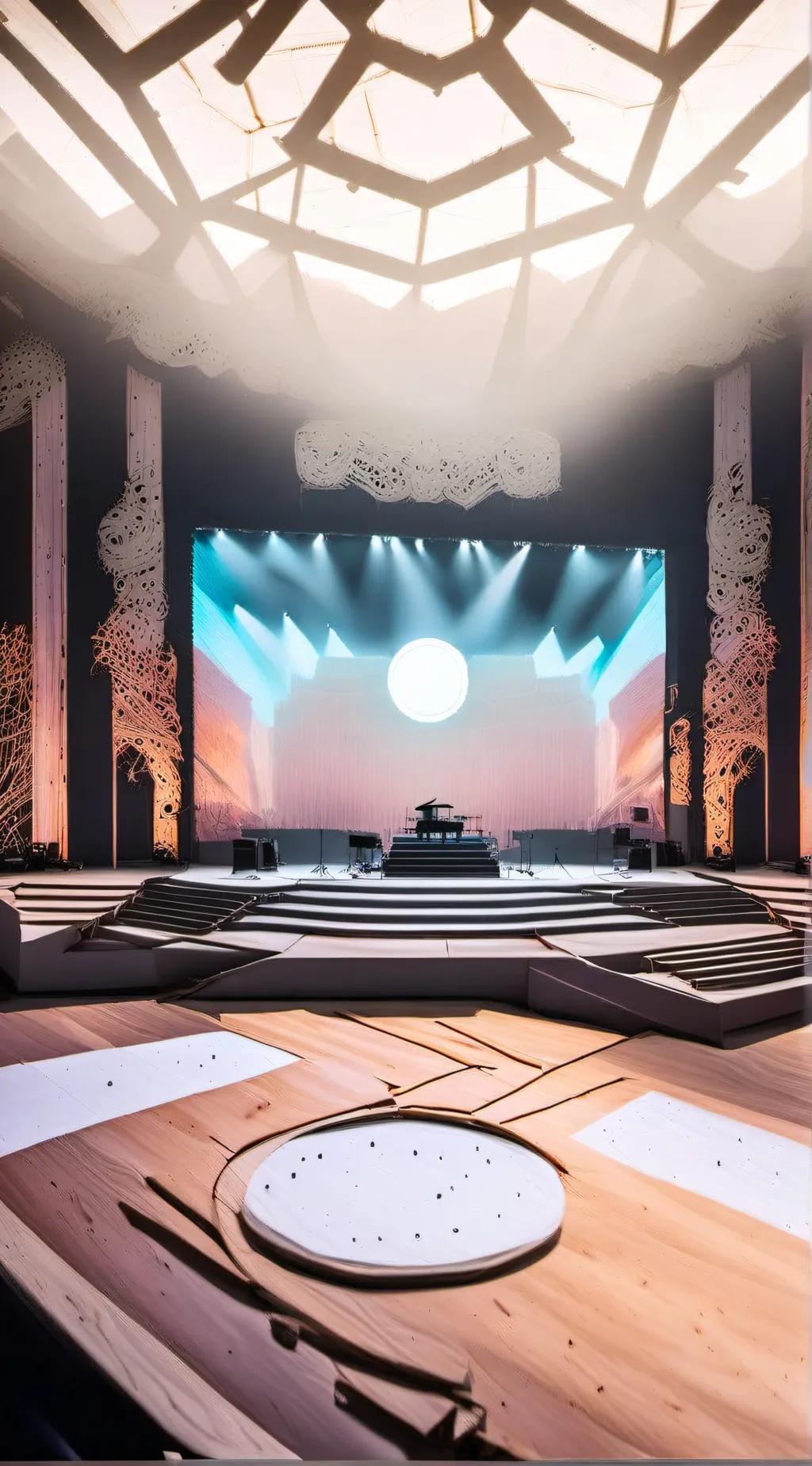 ai character: mha concert background