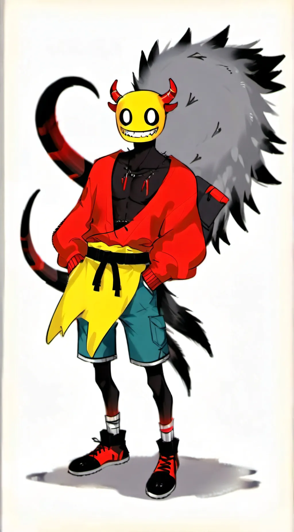 ai character: Waiter Fnf background