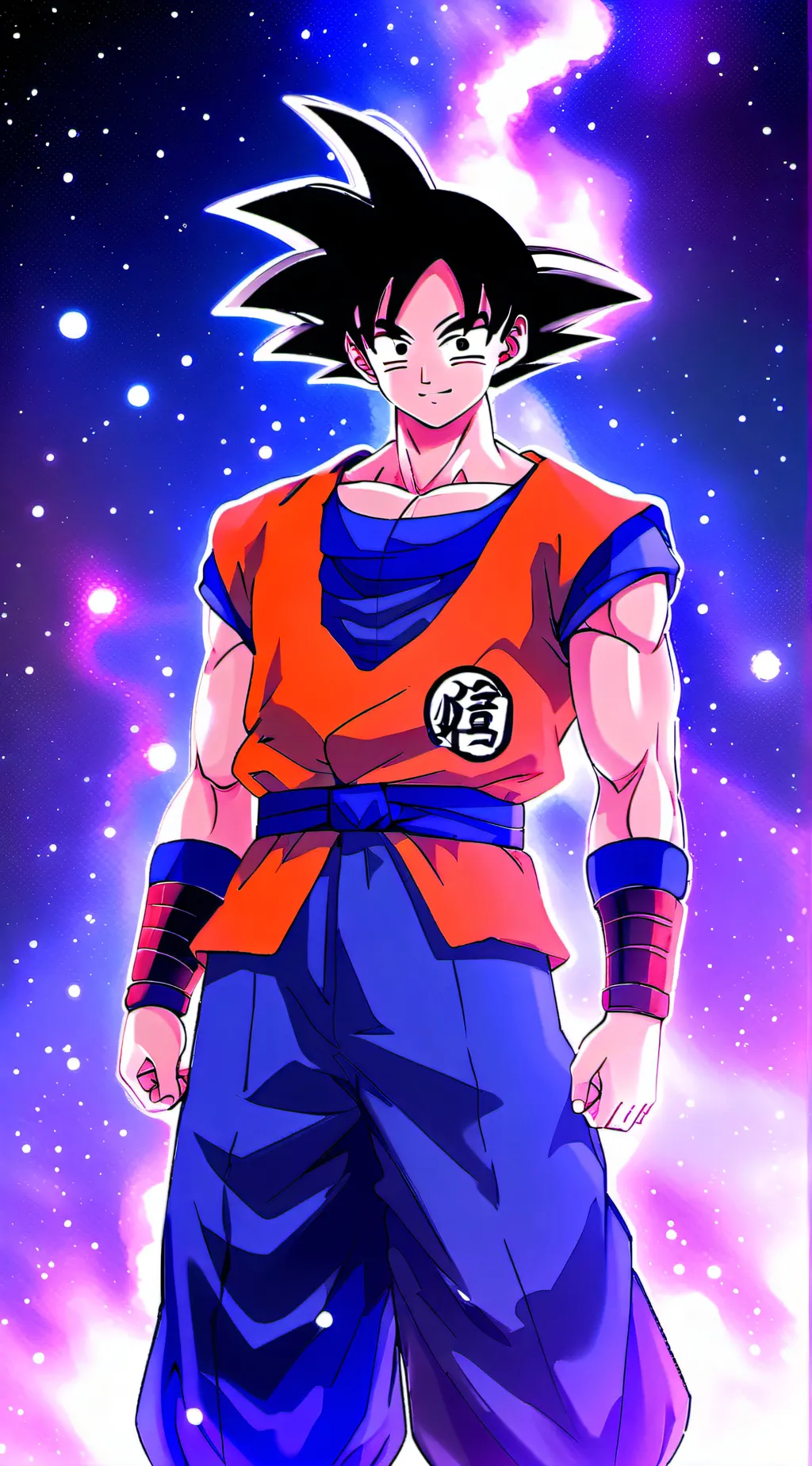 ai character: Goku  the lssj background