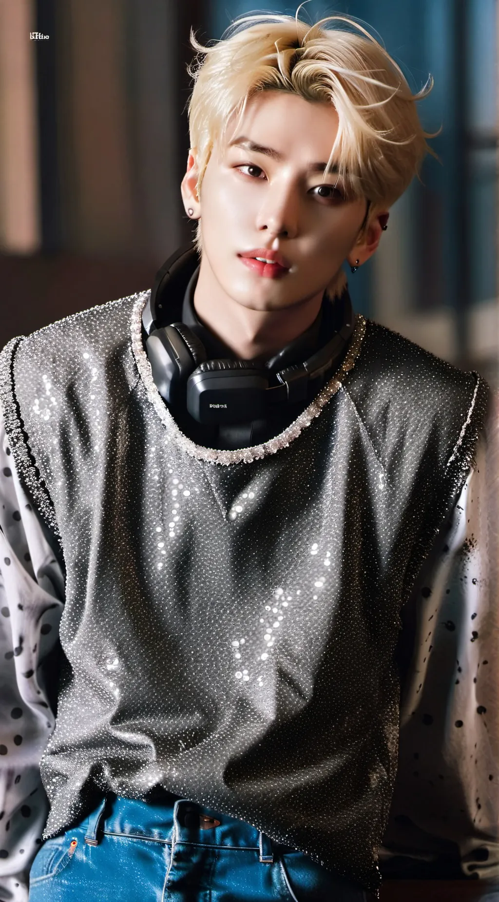 ai character: hyunjin  background