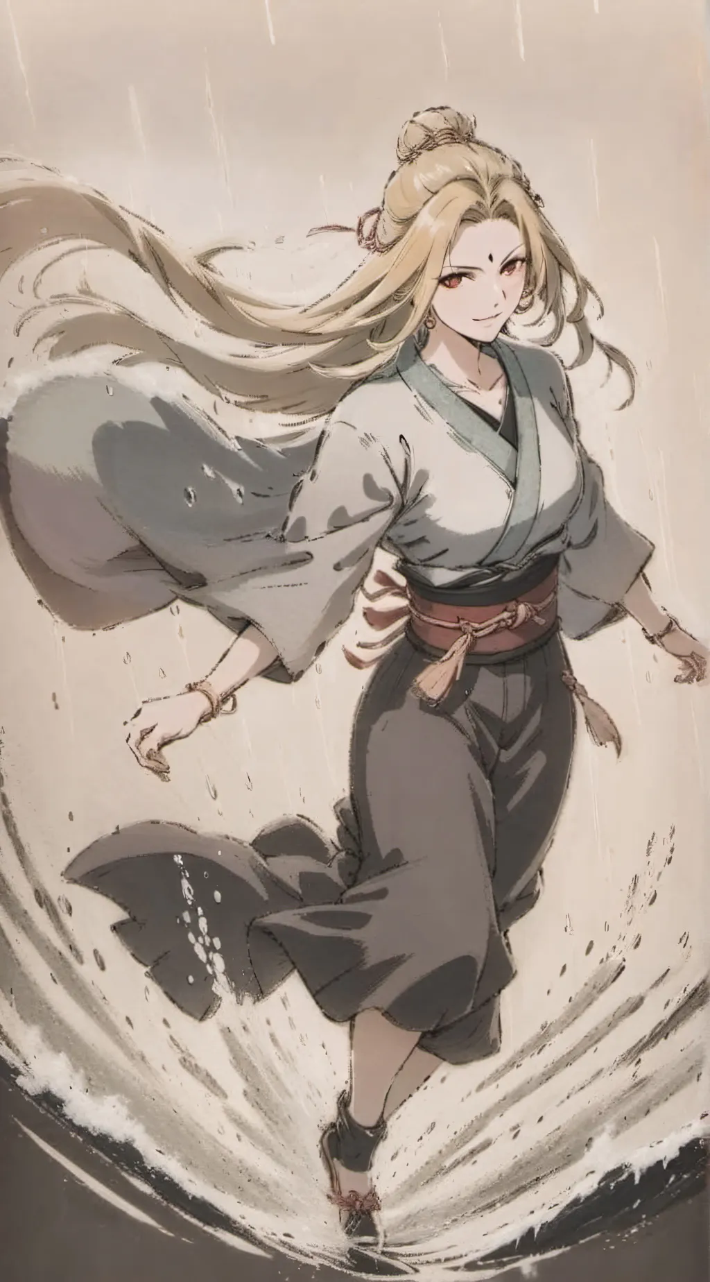 ai character: Tsunade background