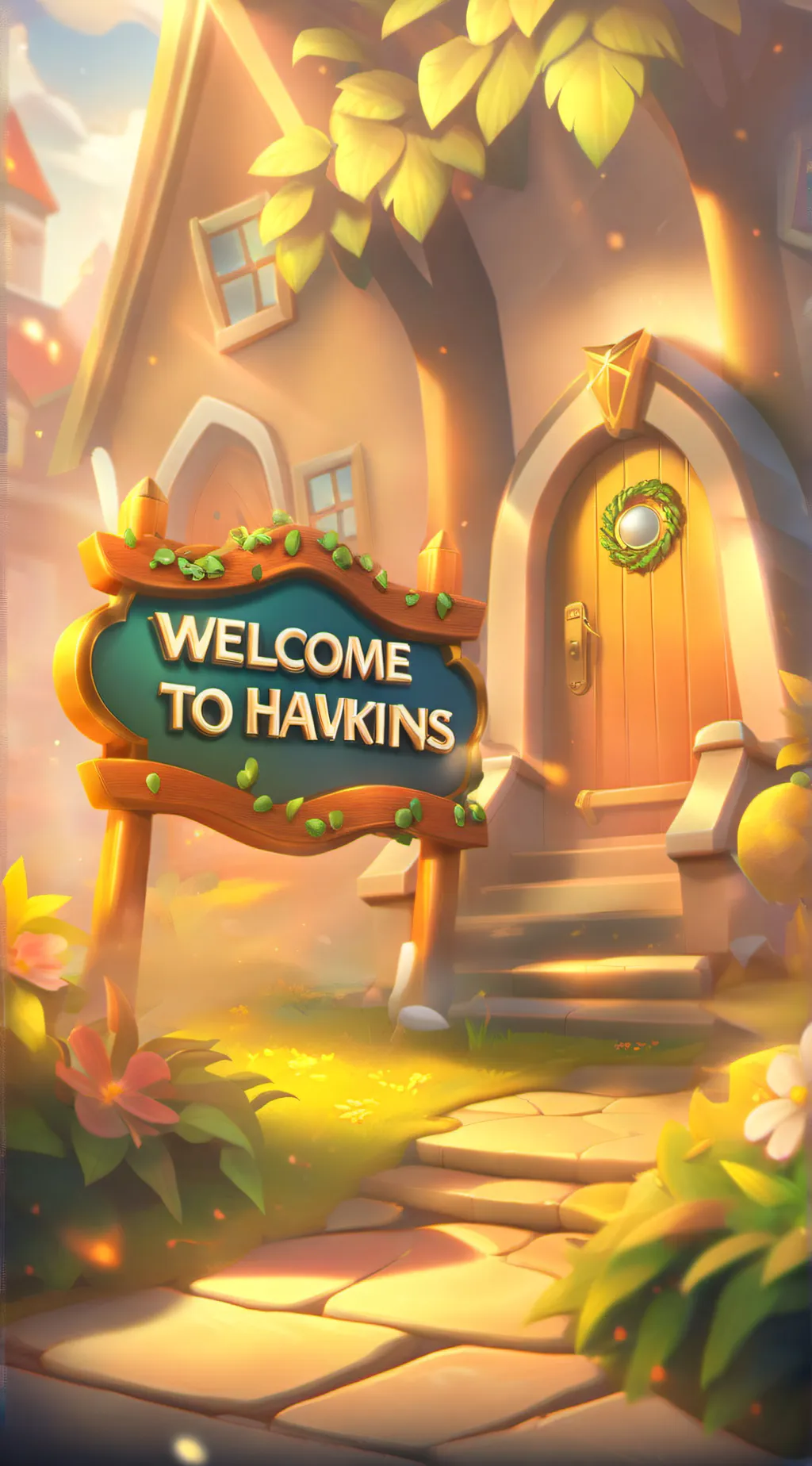 ai character: Stranger things background