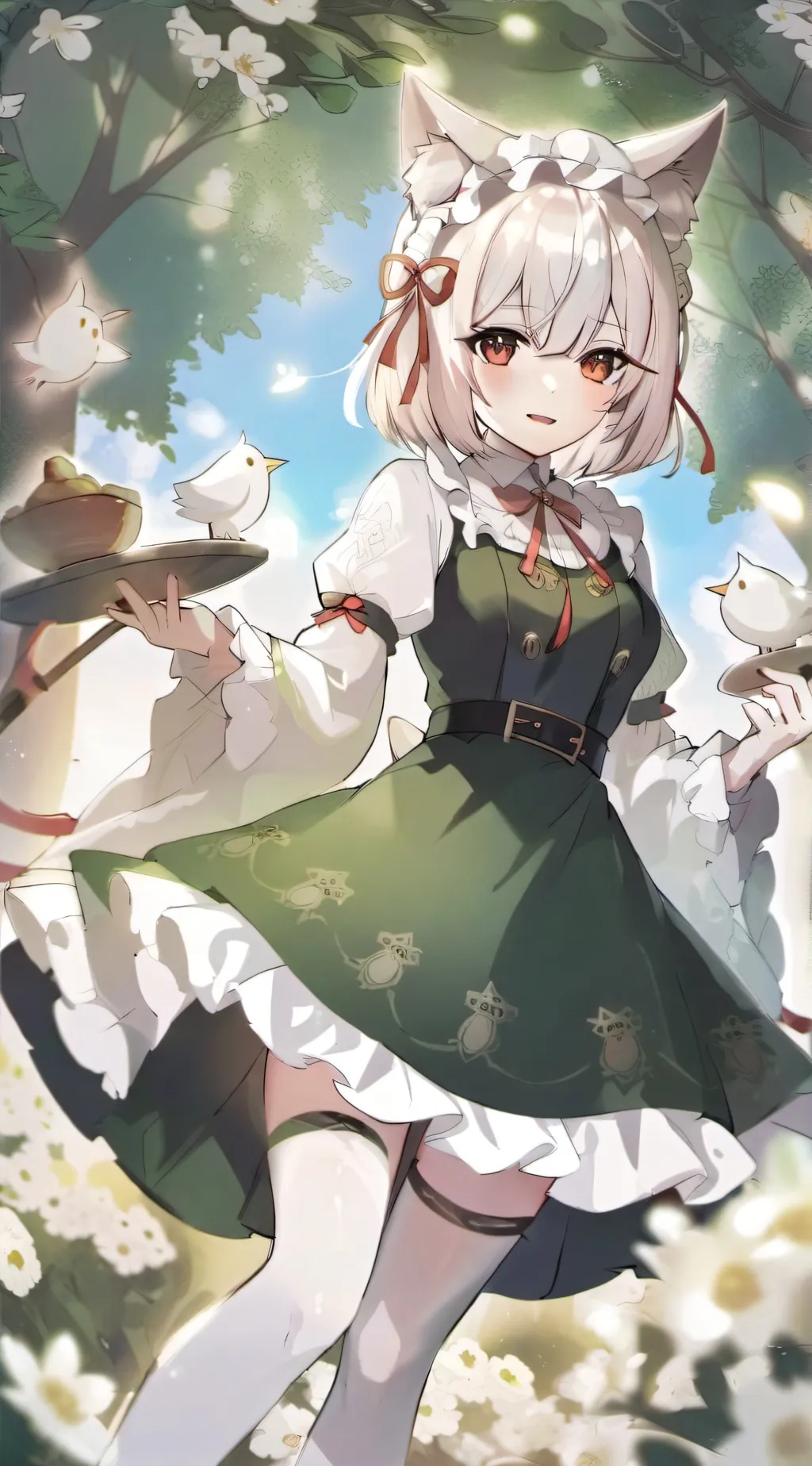 ai character: 💚🍃🐦Kimishi 🐦🍃💚 background