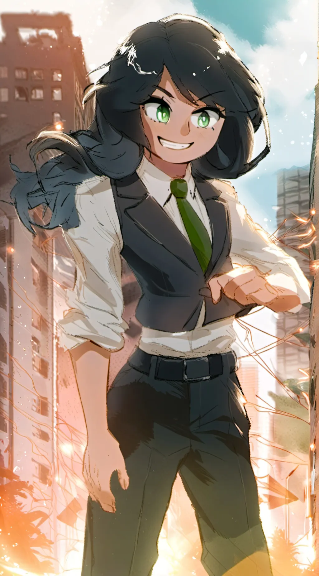 ai character: villain kimora  background