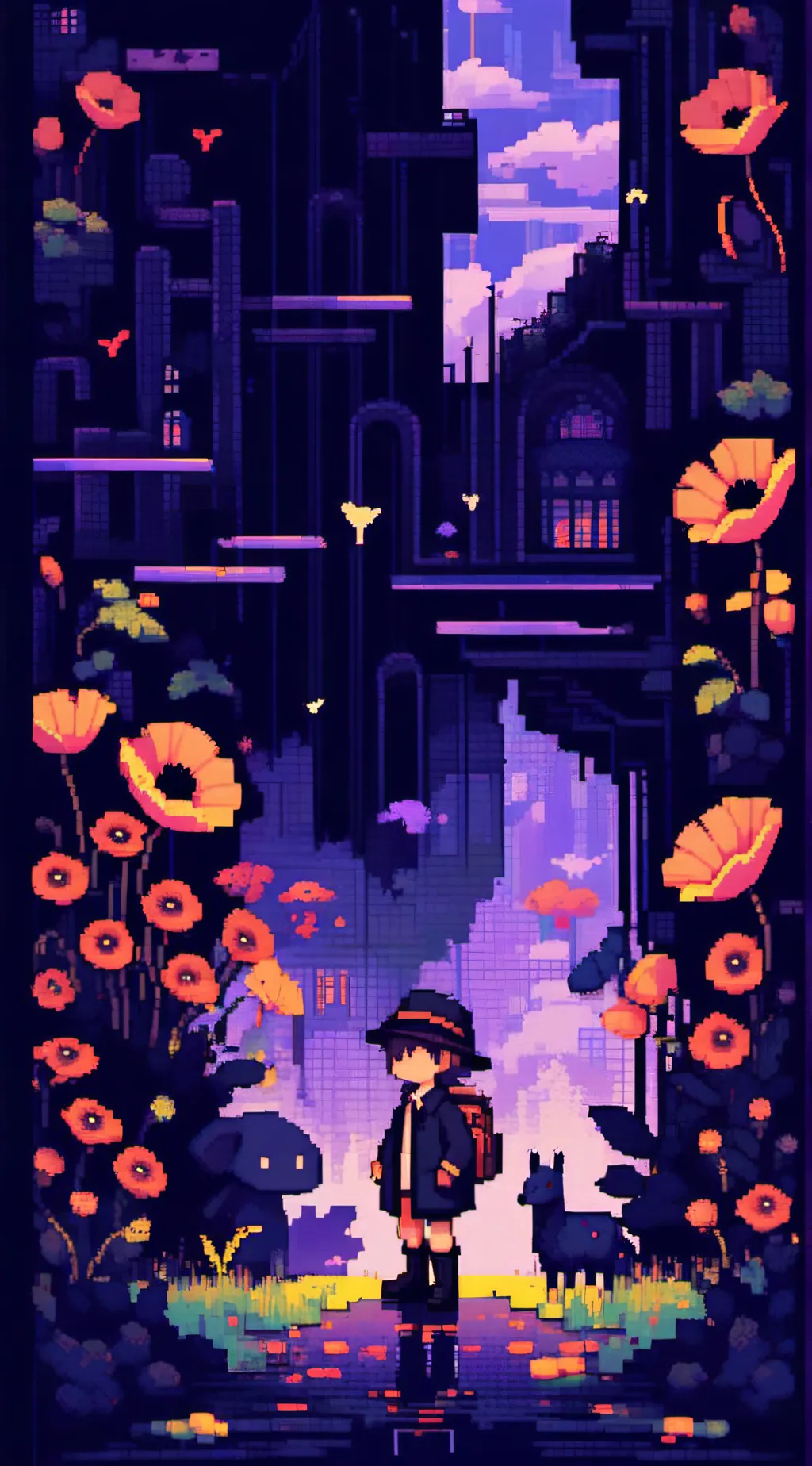 ai character: poppy playtimeee background