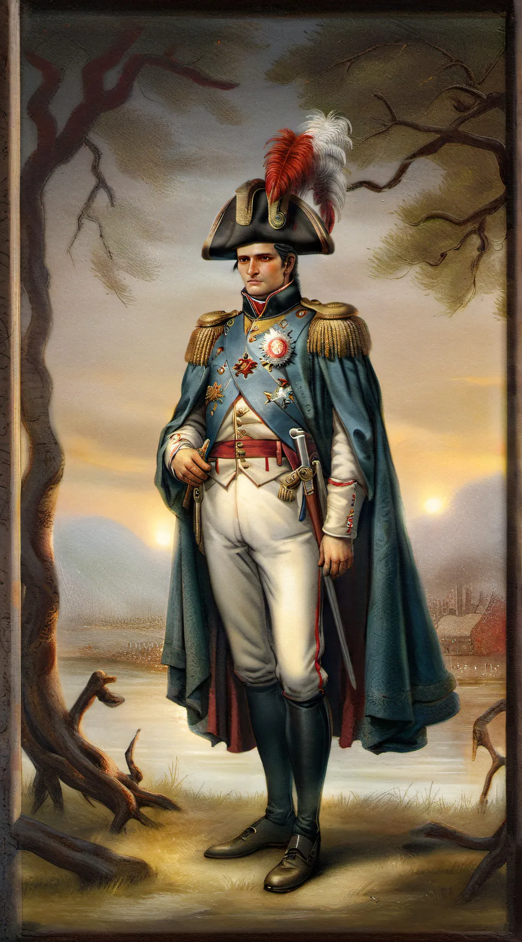 ai character: Napoleon  background