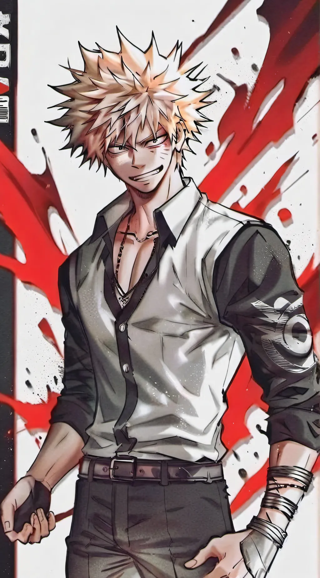 ai character: Bakugo background
