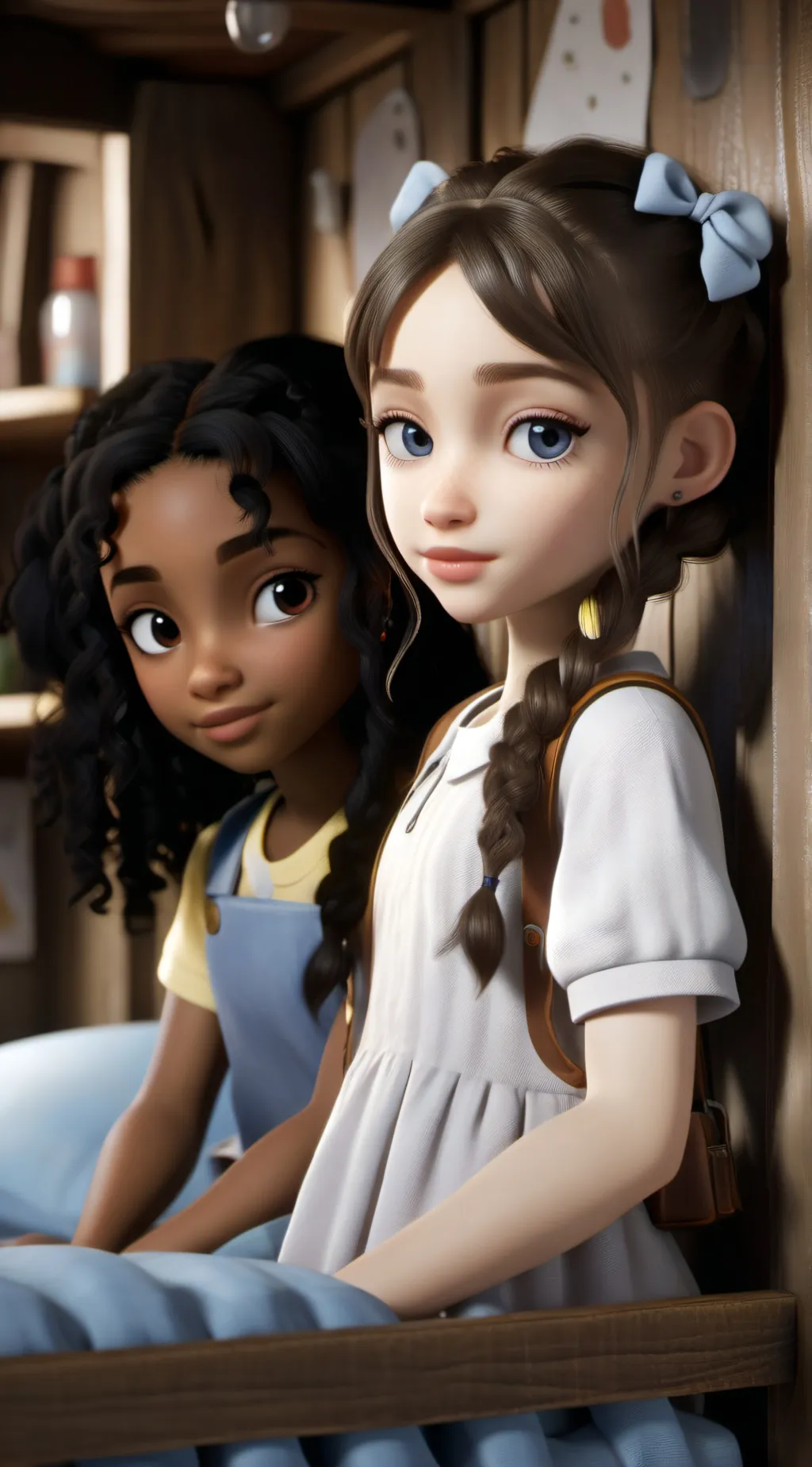 ai character: laeten and poppy background