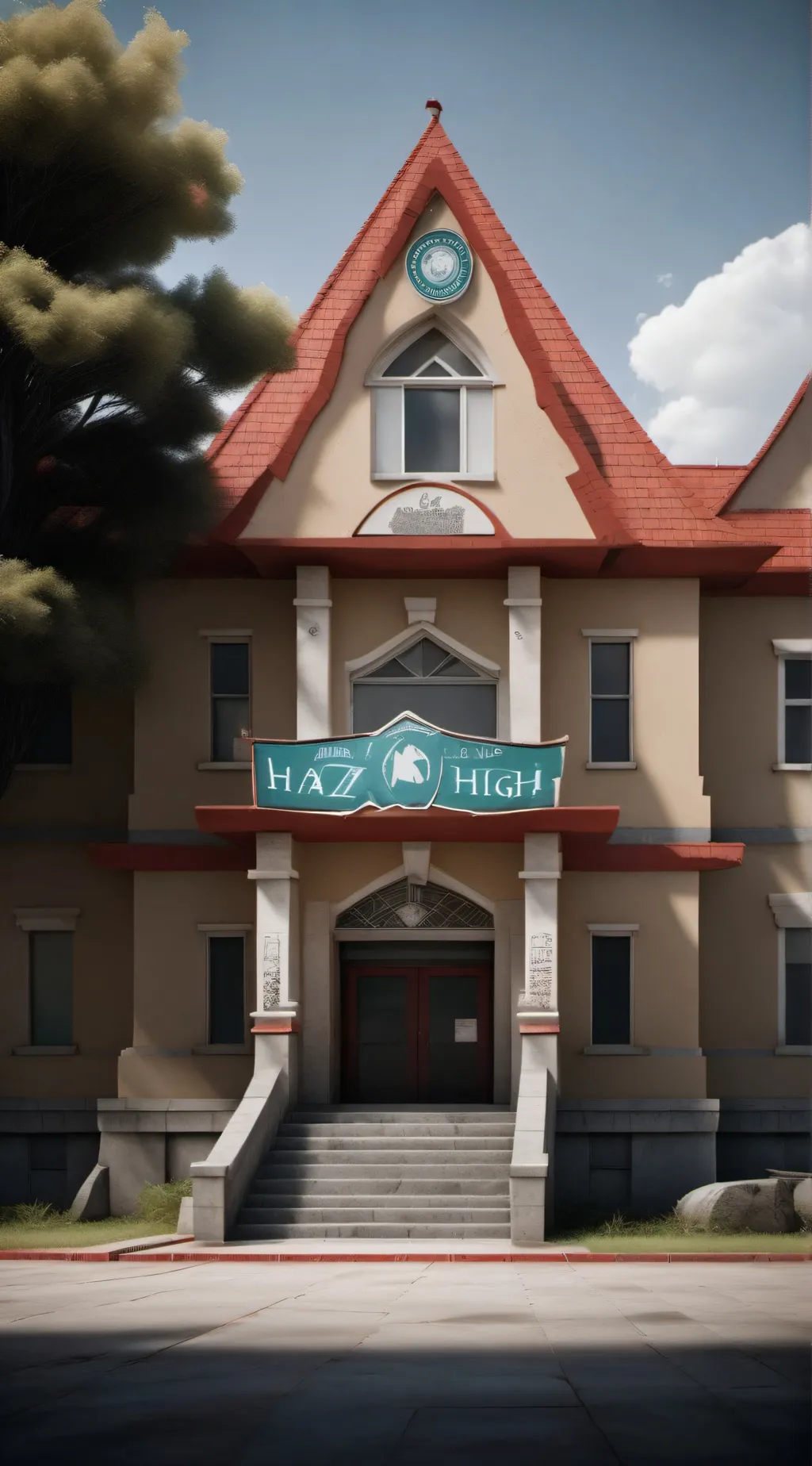 ai character: HH high school background