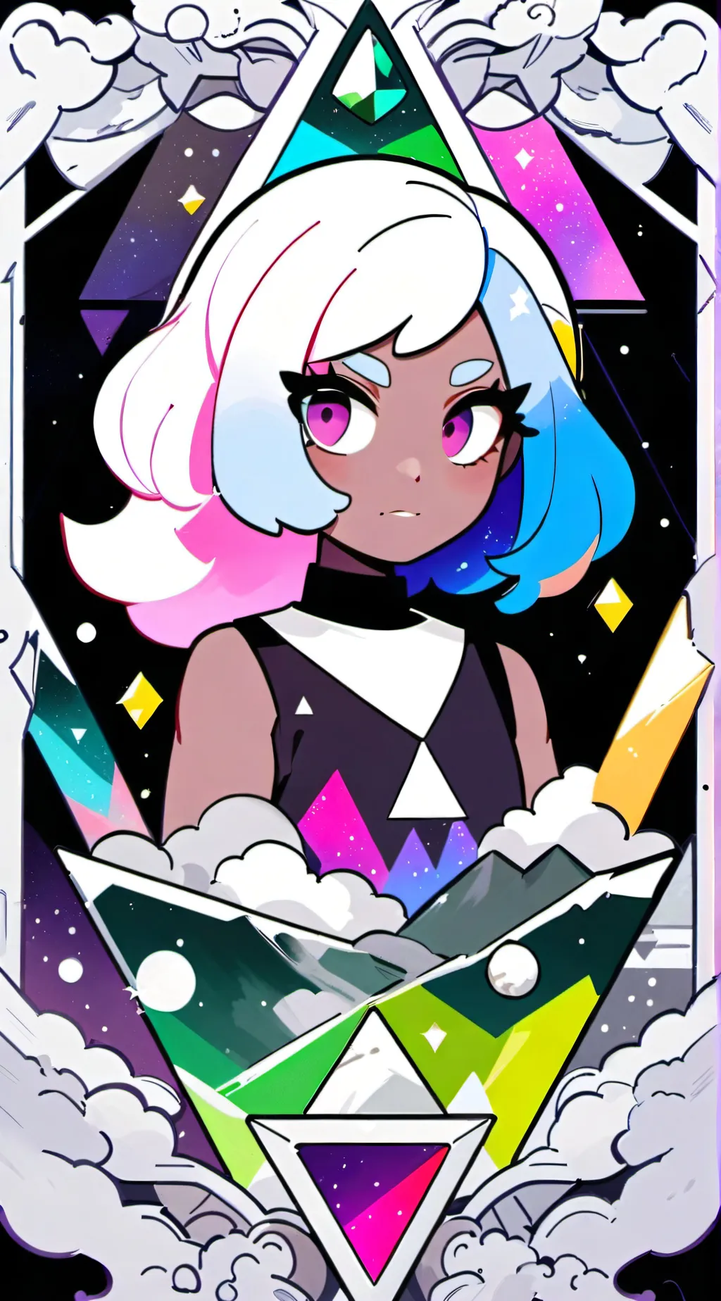 ai character: The Crystal Gems background