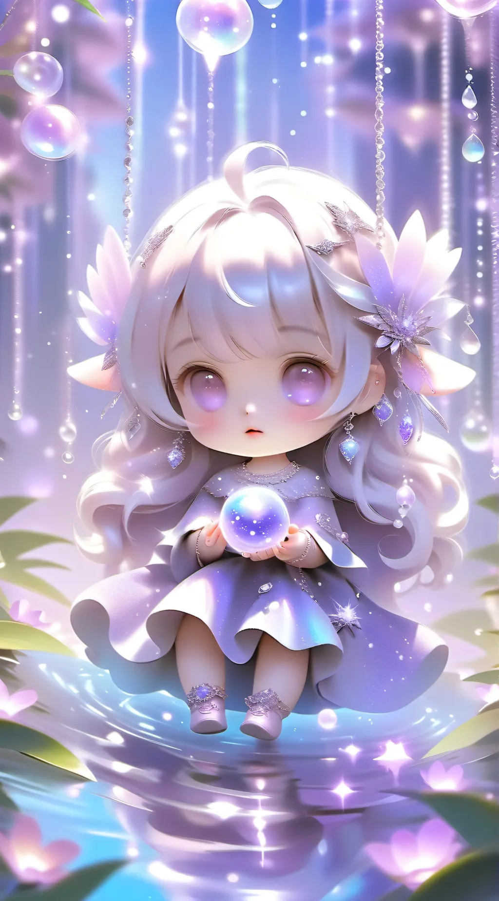 ai character: Luna background