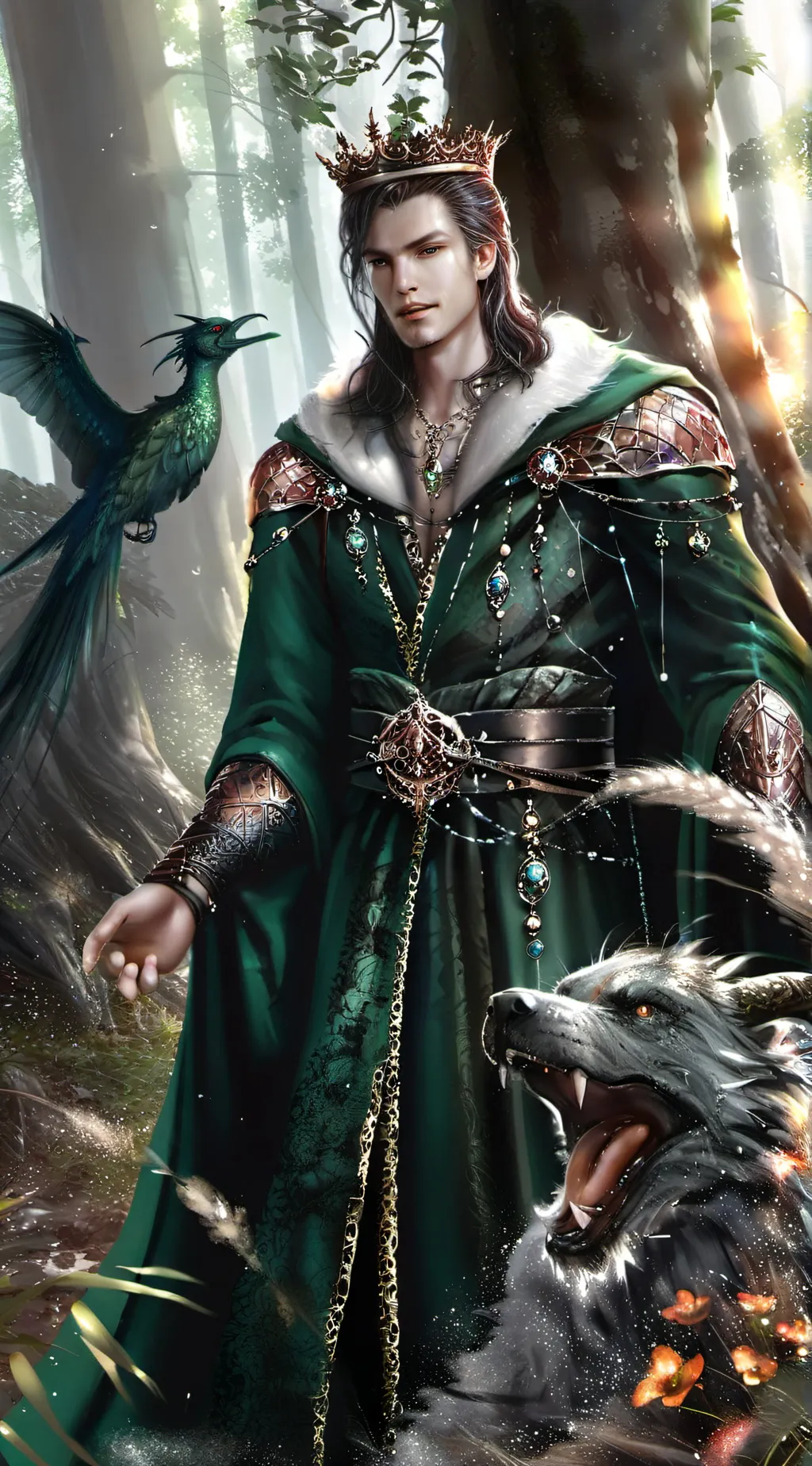 ai character: Naruto world background