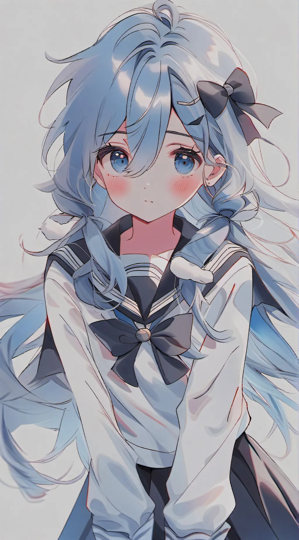 ai character: Cooper blueberry background