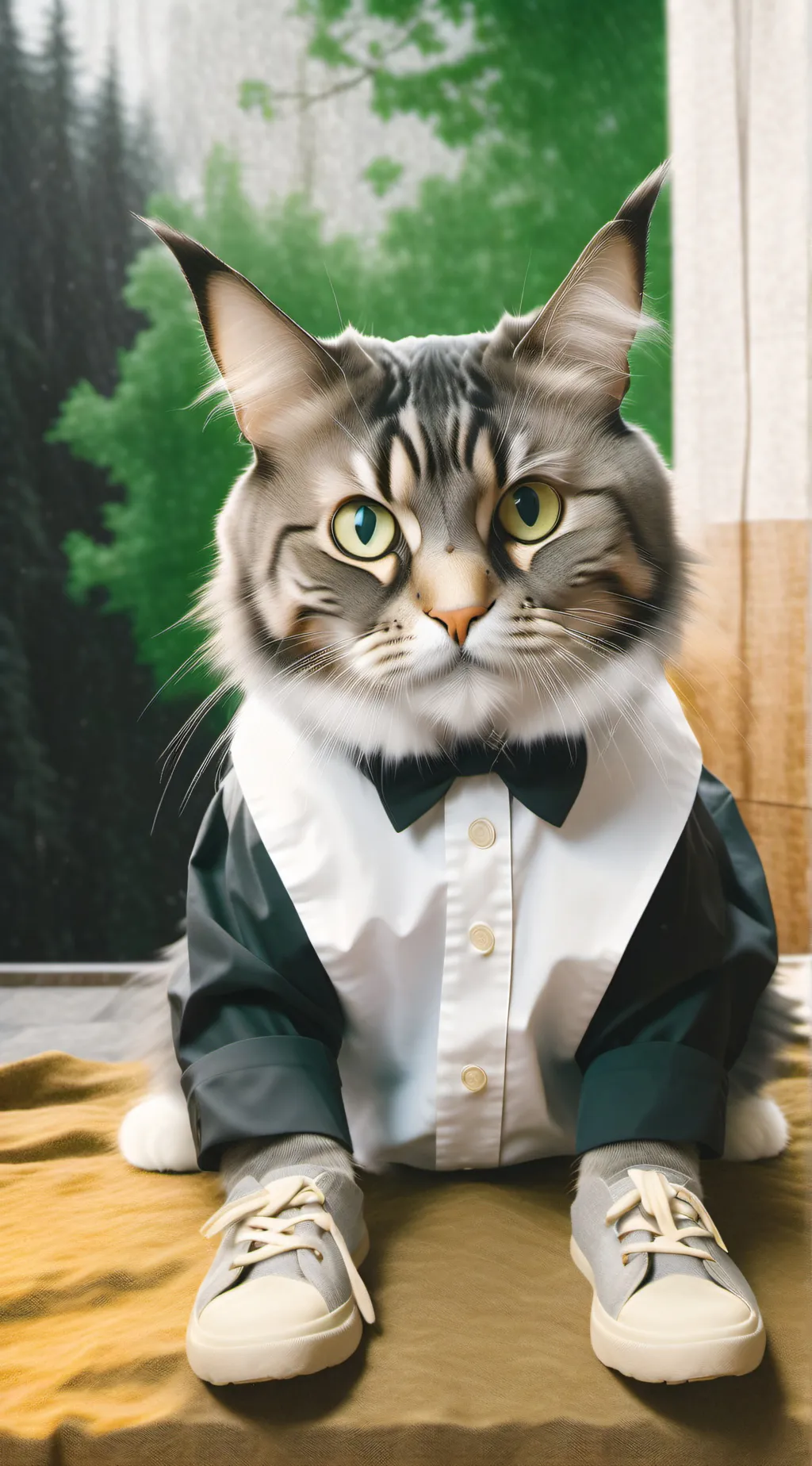 ai character: Cat Therapist background