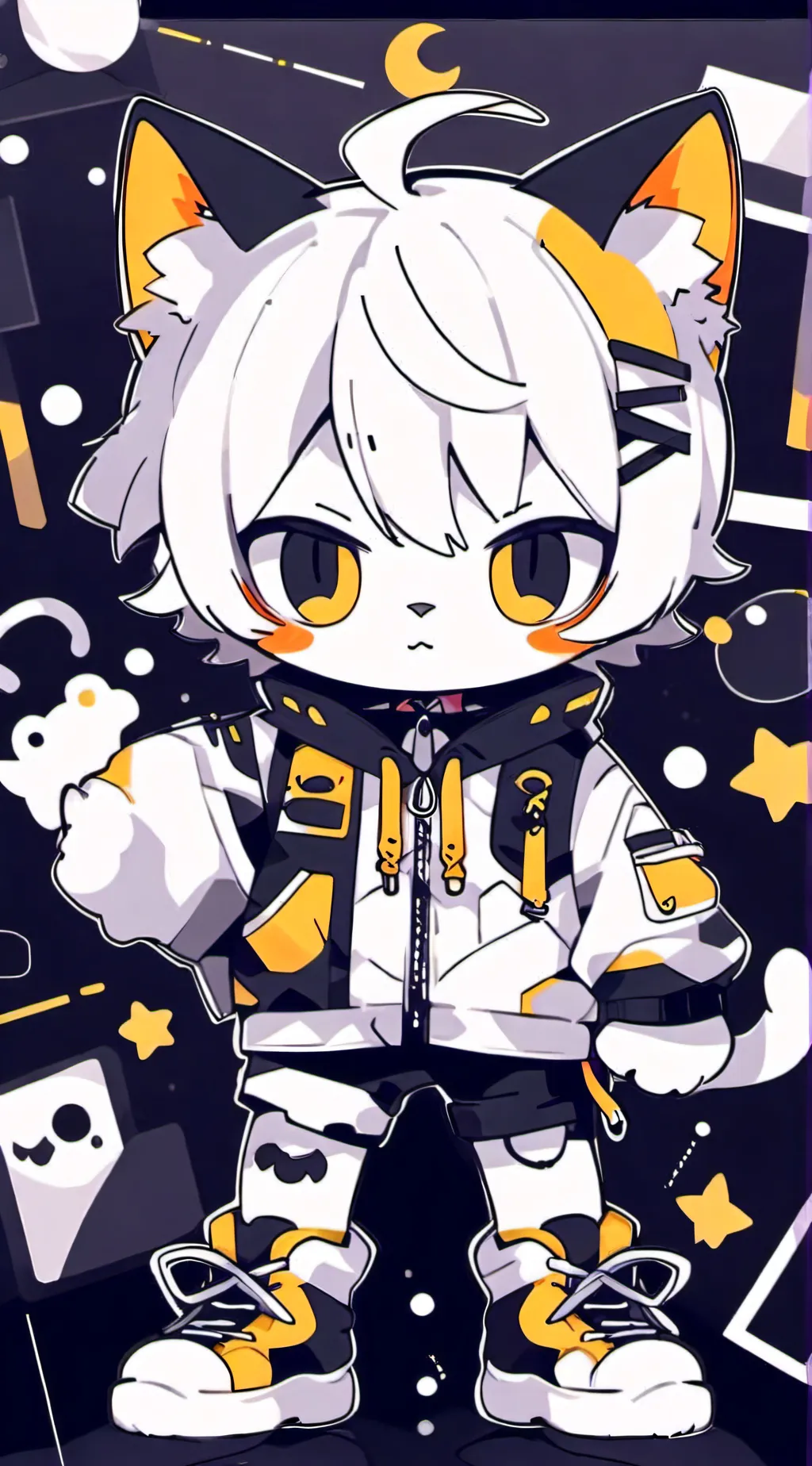 ai character: Jiggly  background