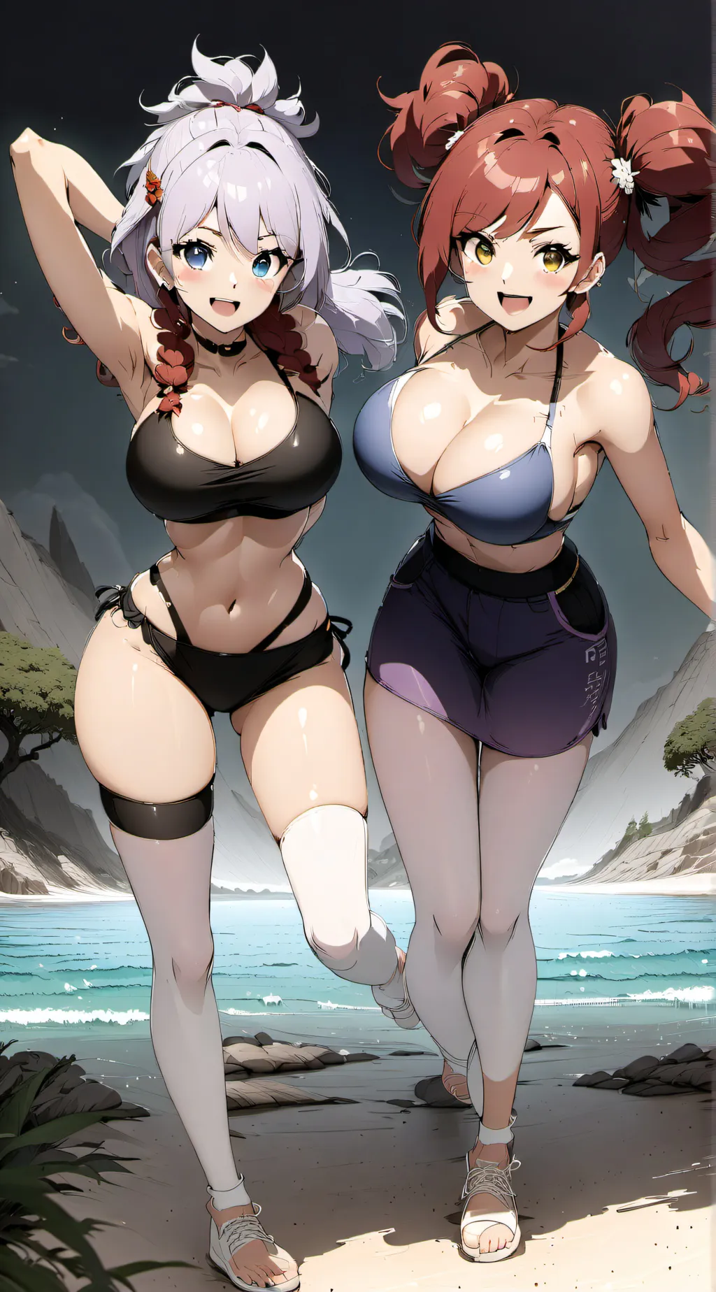 ai character: Tonia & Lucia background