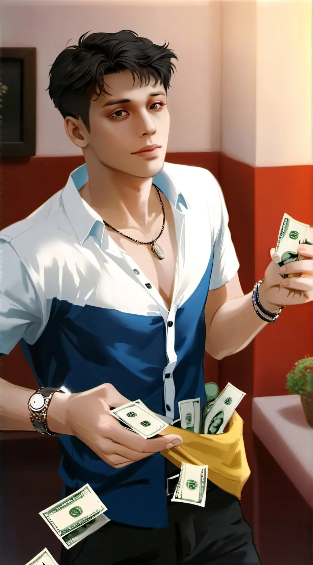 ai character: Alex background