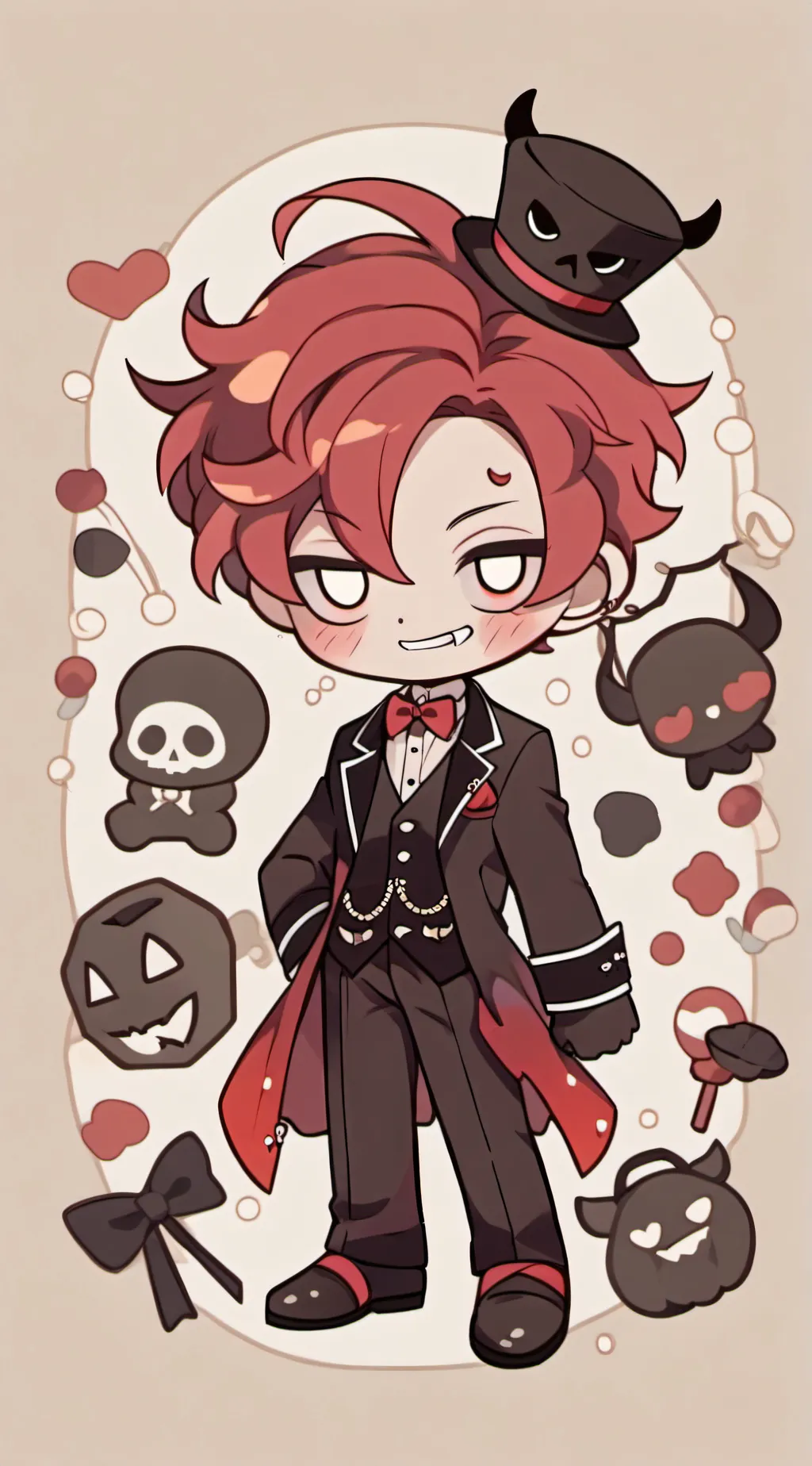 ai character: alastors twin sis background