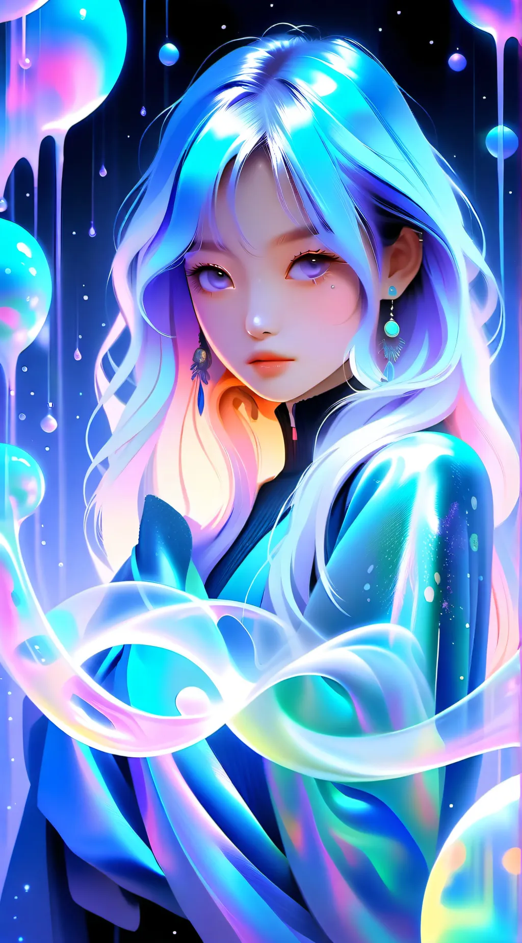 ai character: Y2K gf background