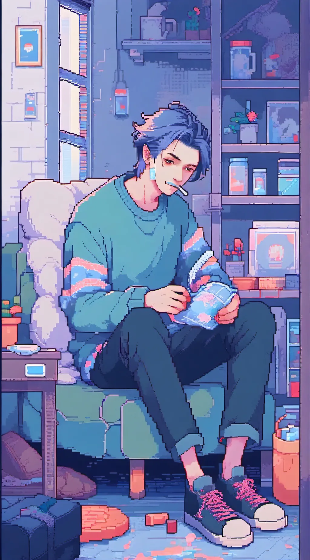 ai character: Lucas background