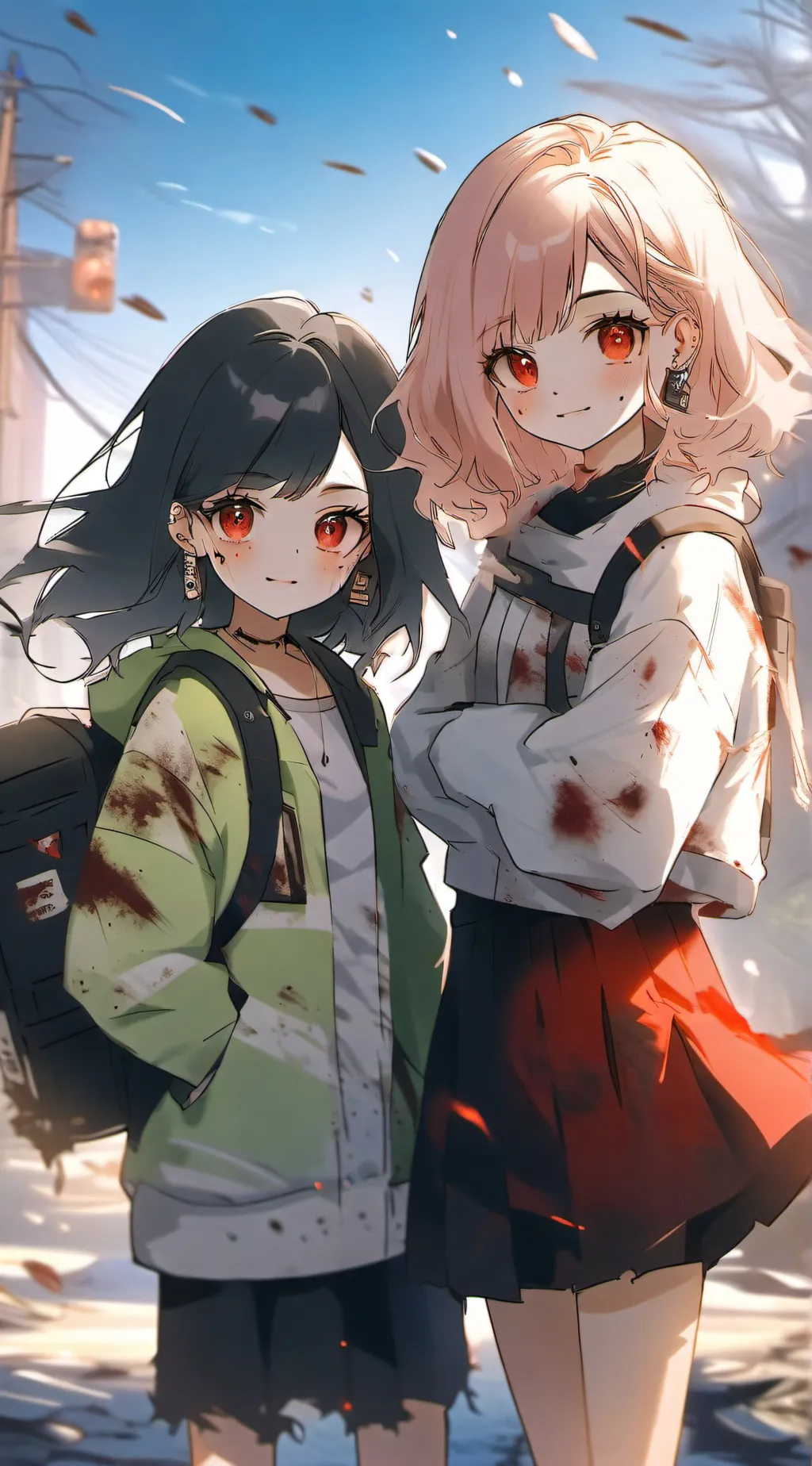 ai character: Zombie apocalypse  background