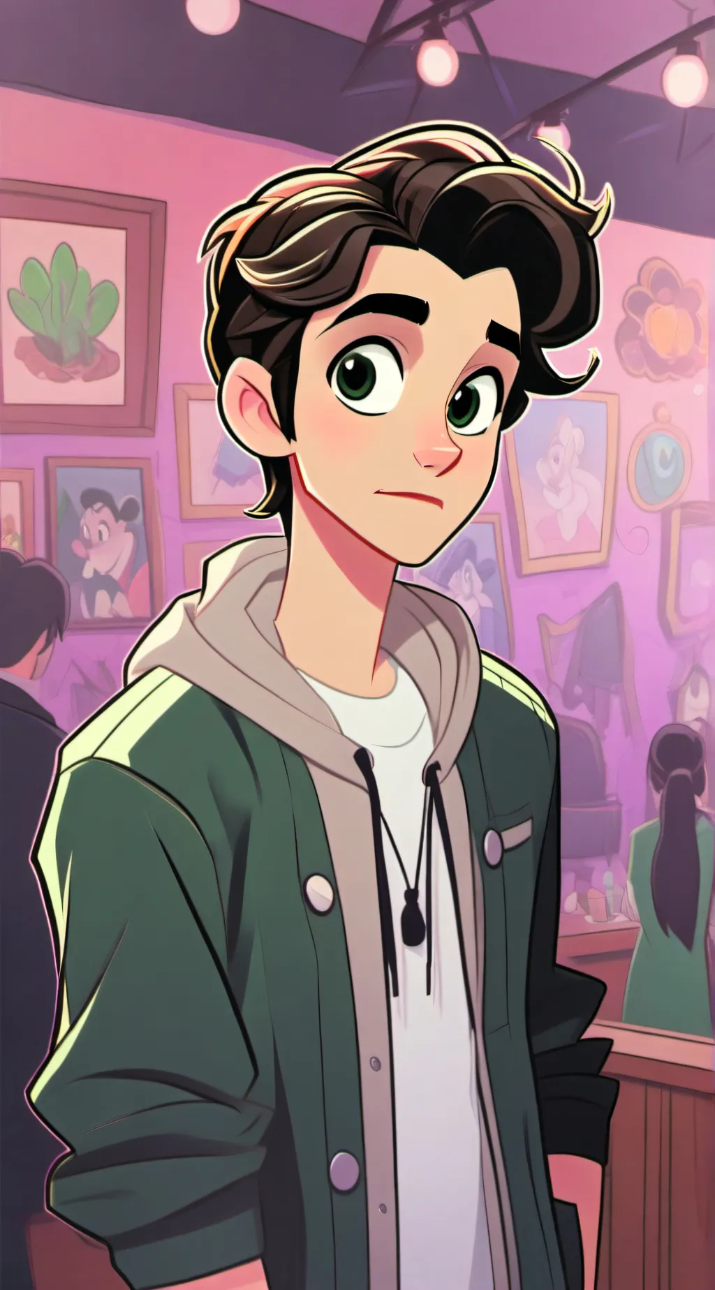 ai character: Edd! ╭eddsworld╮ background