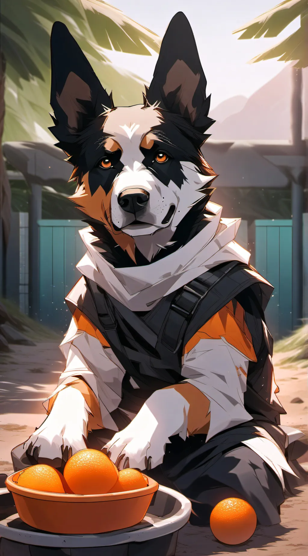 ai character: dogday background
