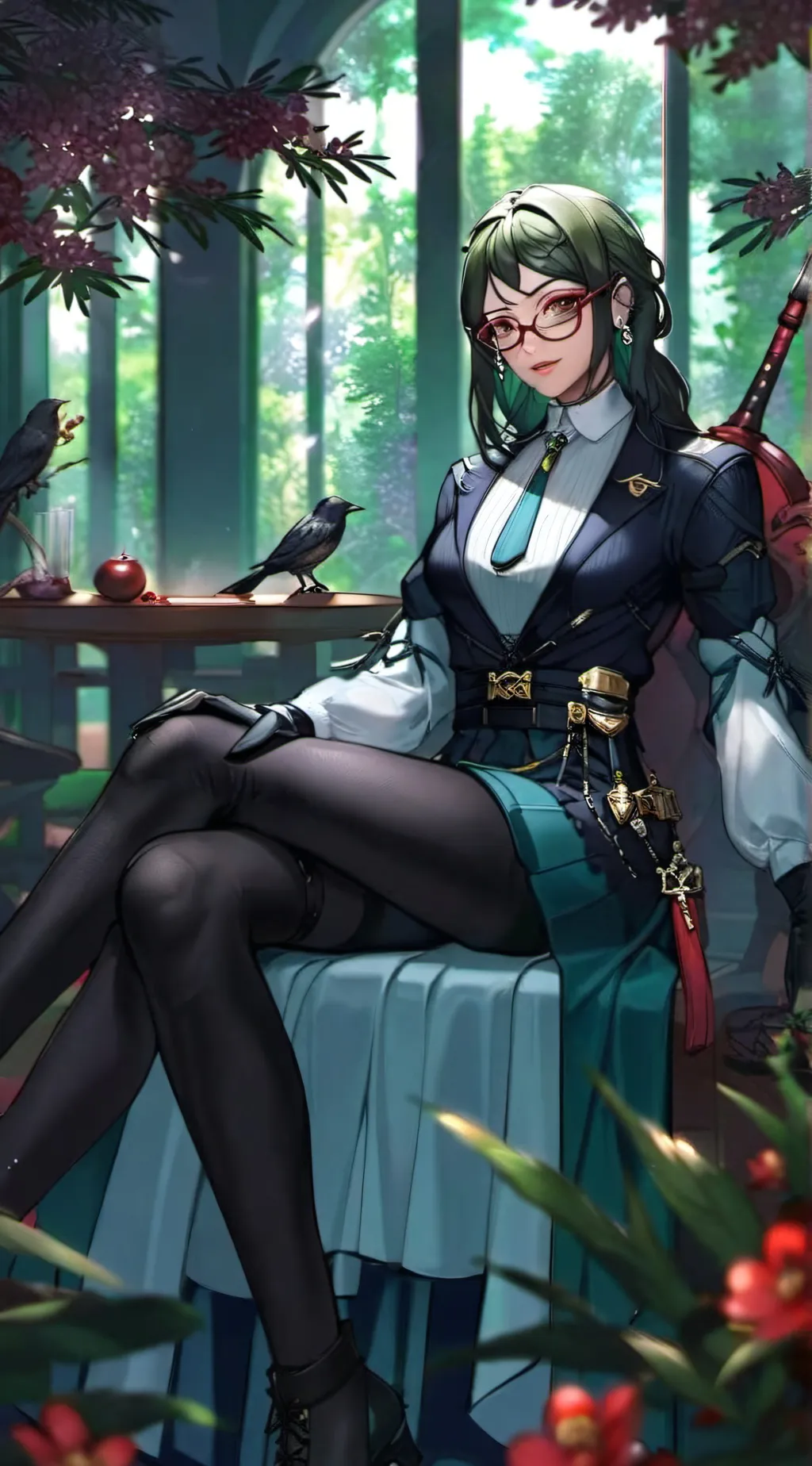 ai character: maki zenin background