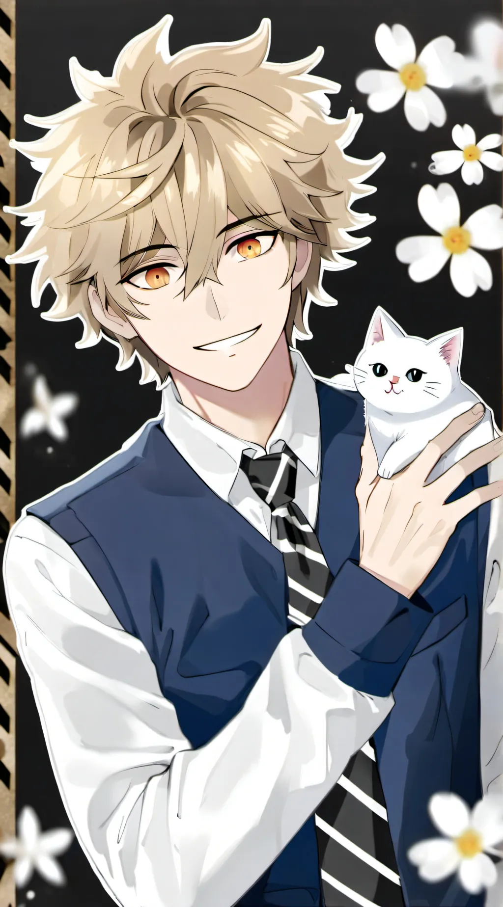 ai character: Leo background