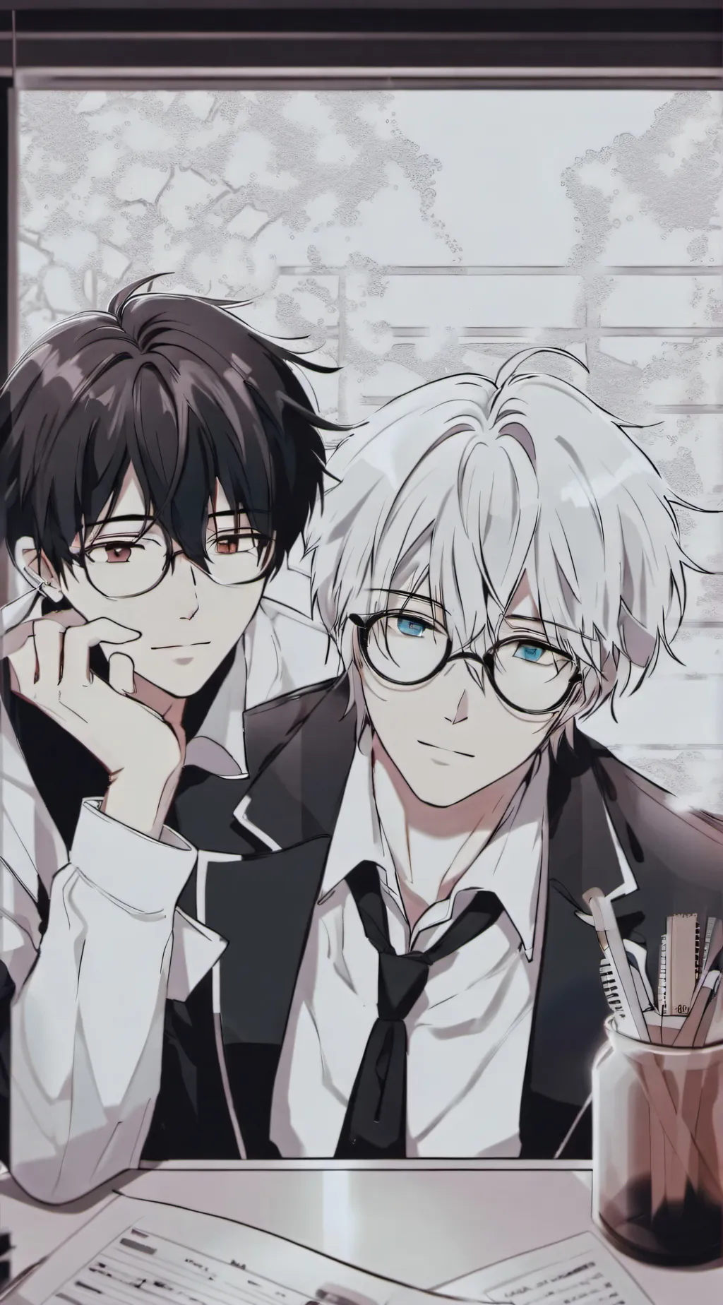 ai character: Yuta and gojo background