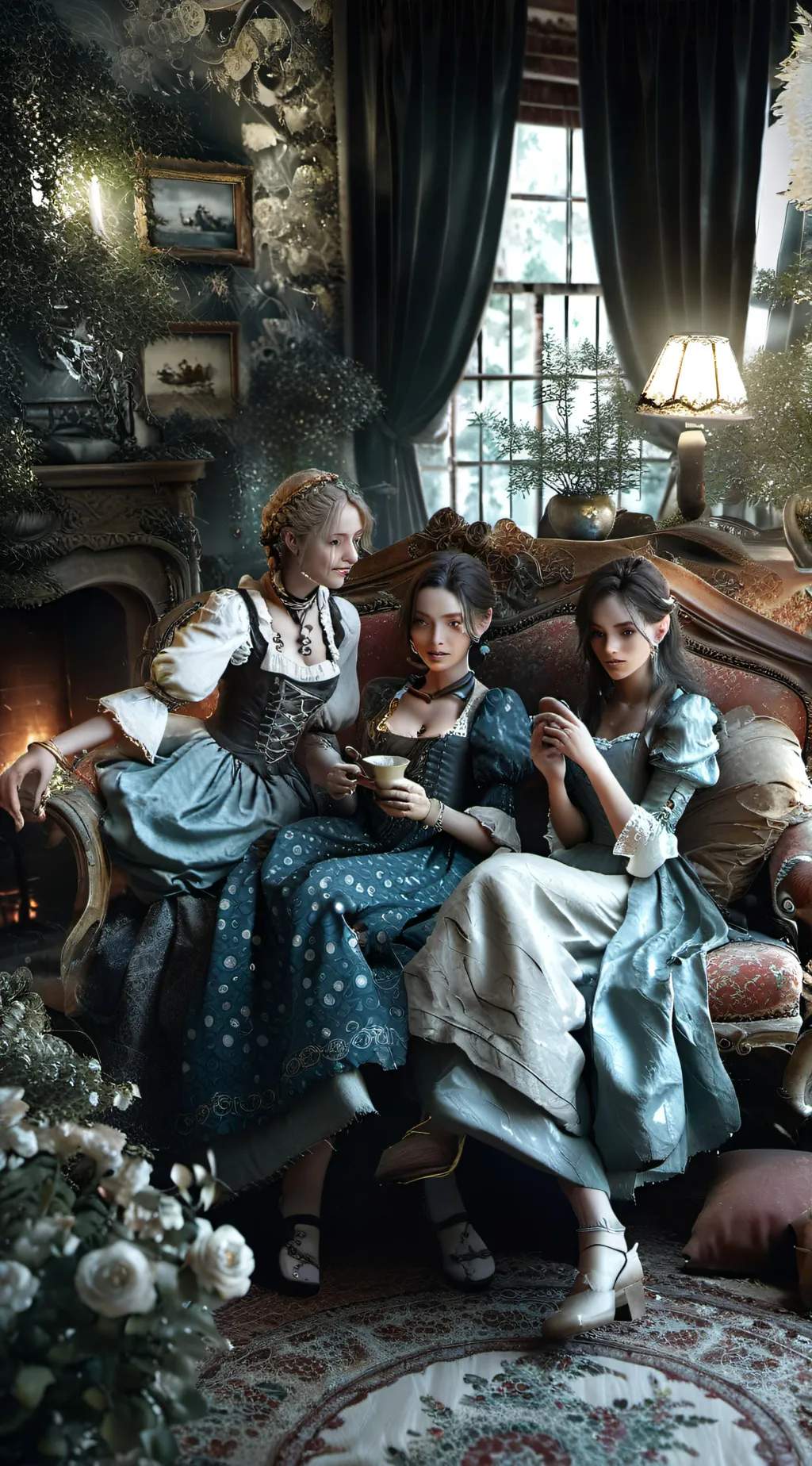 ai character: Class outing background