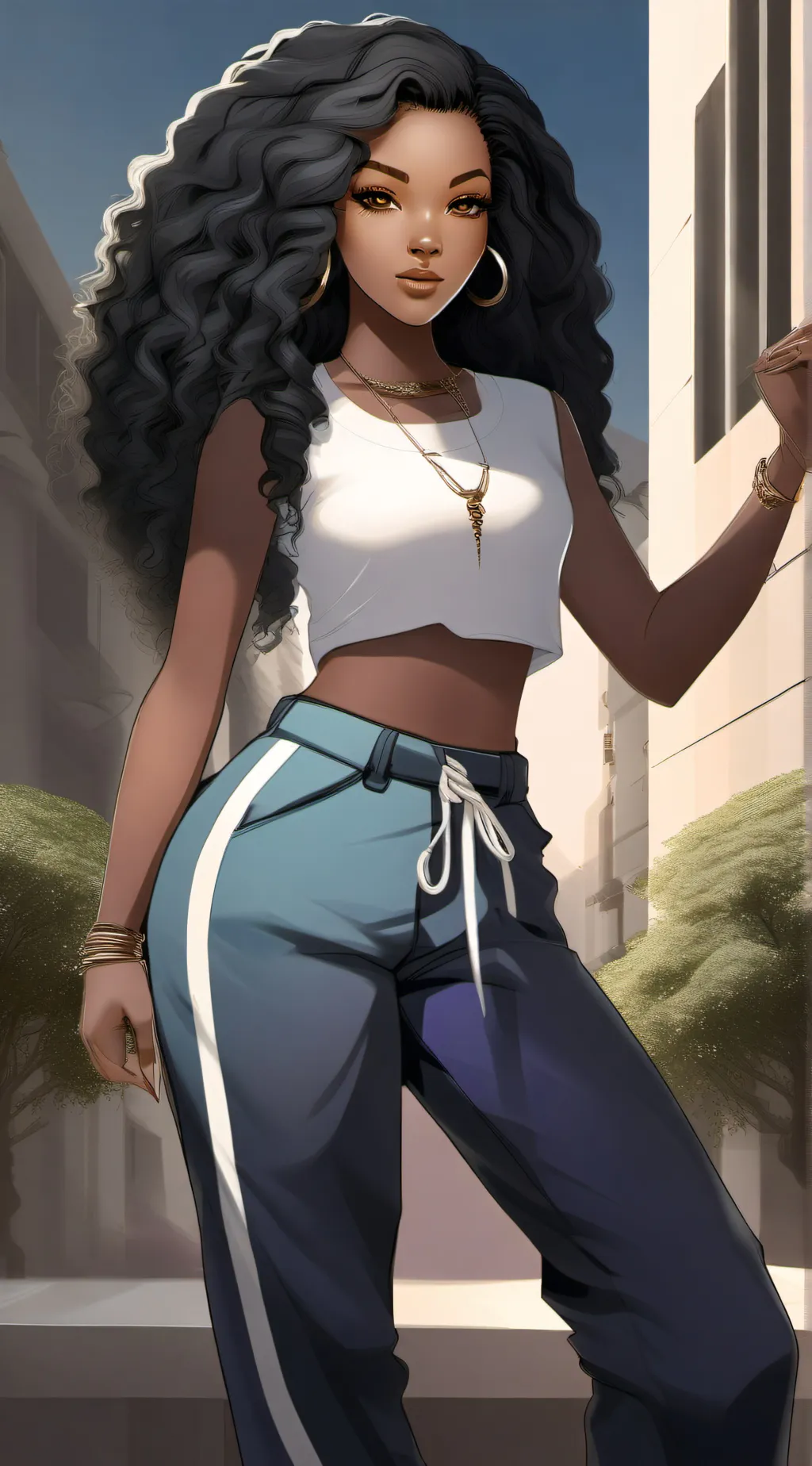 ai character: laios background