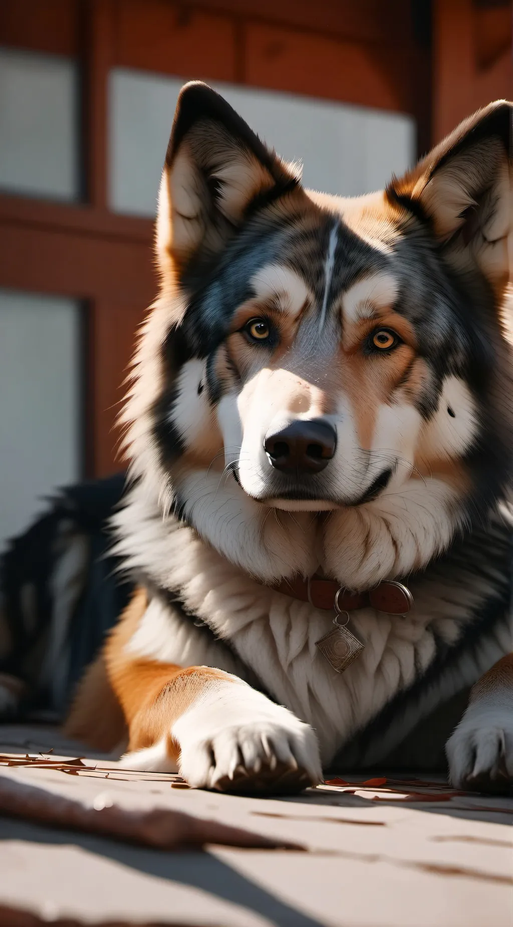 ai character: Lab background