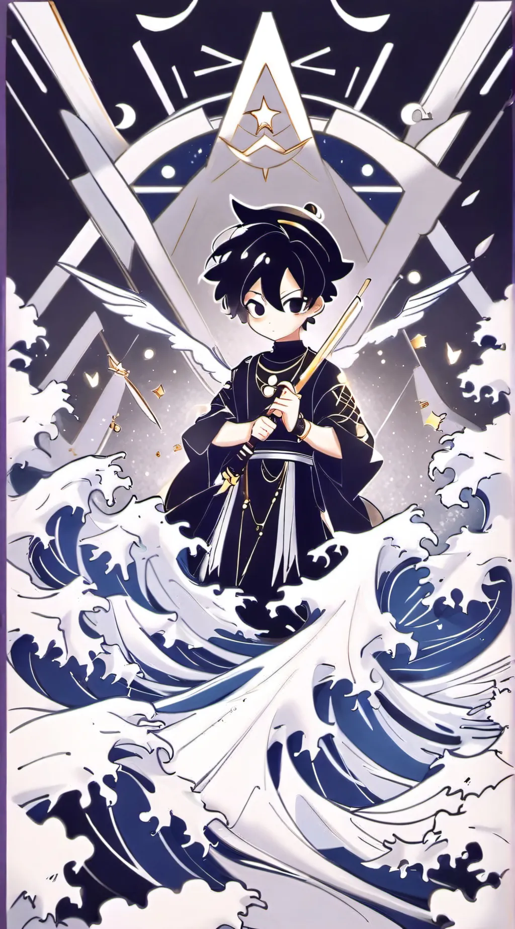 ai character: Grand priest goten background