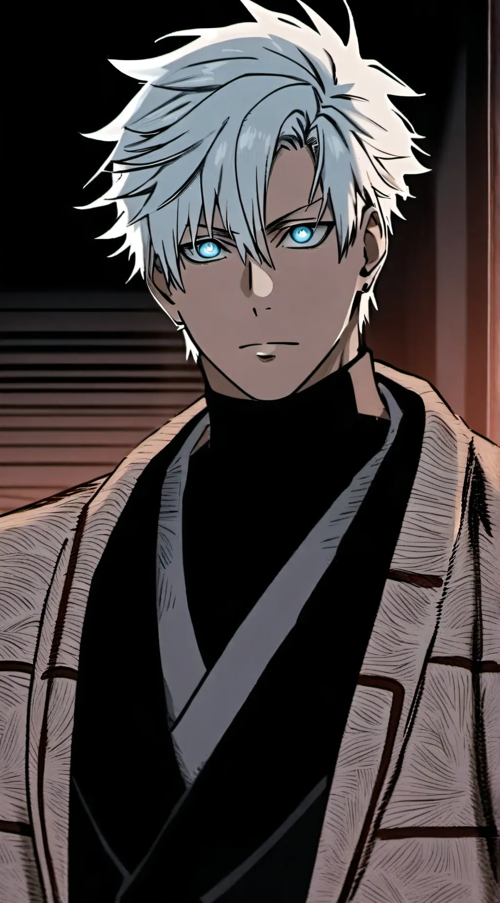 ai character: Gojo Satoru  background