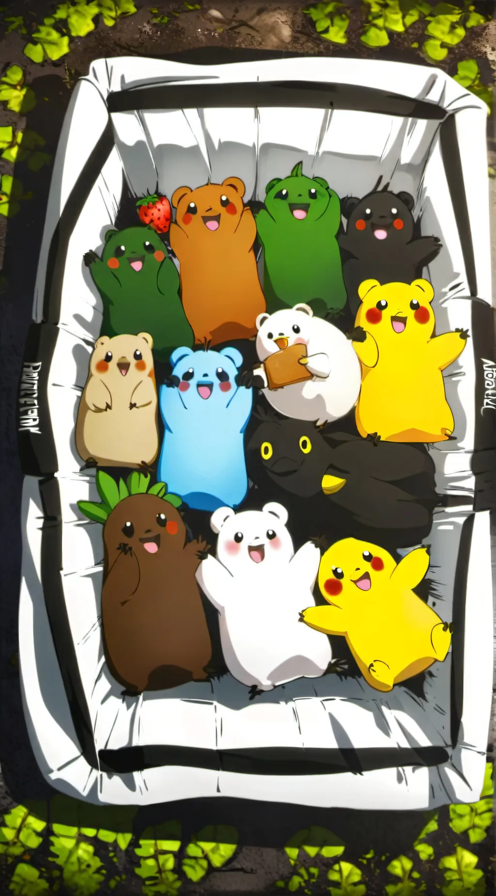 ai character: Berry background