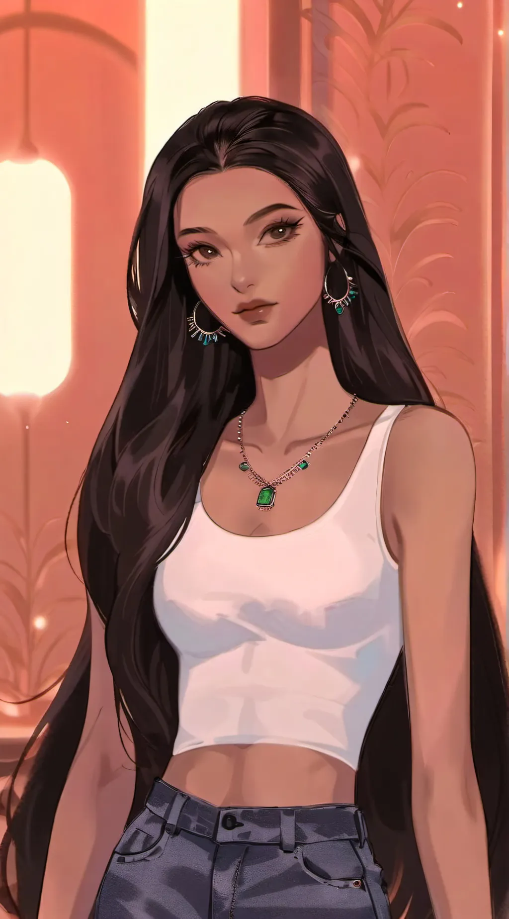 ai character: Nia background