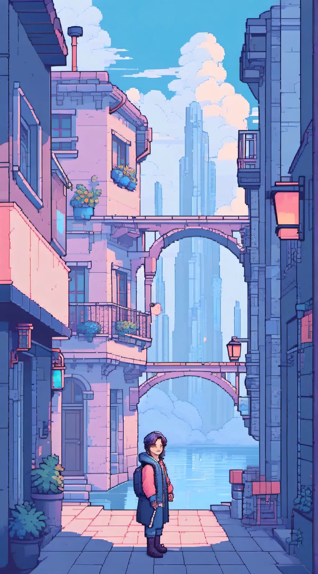 ai character: Melanie background