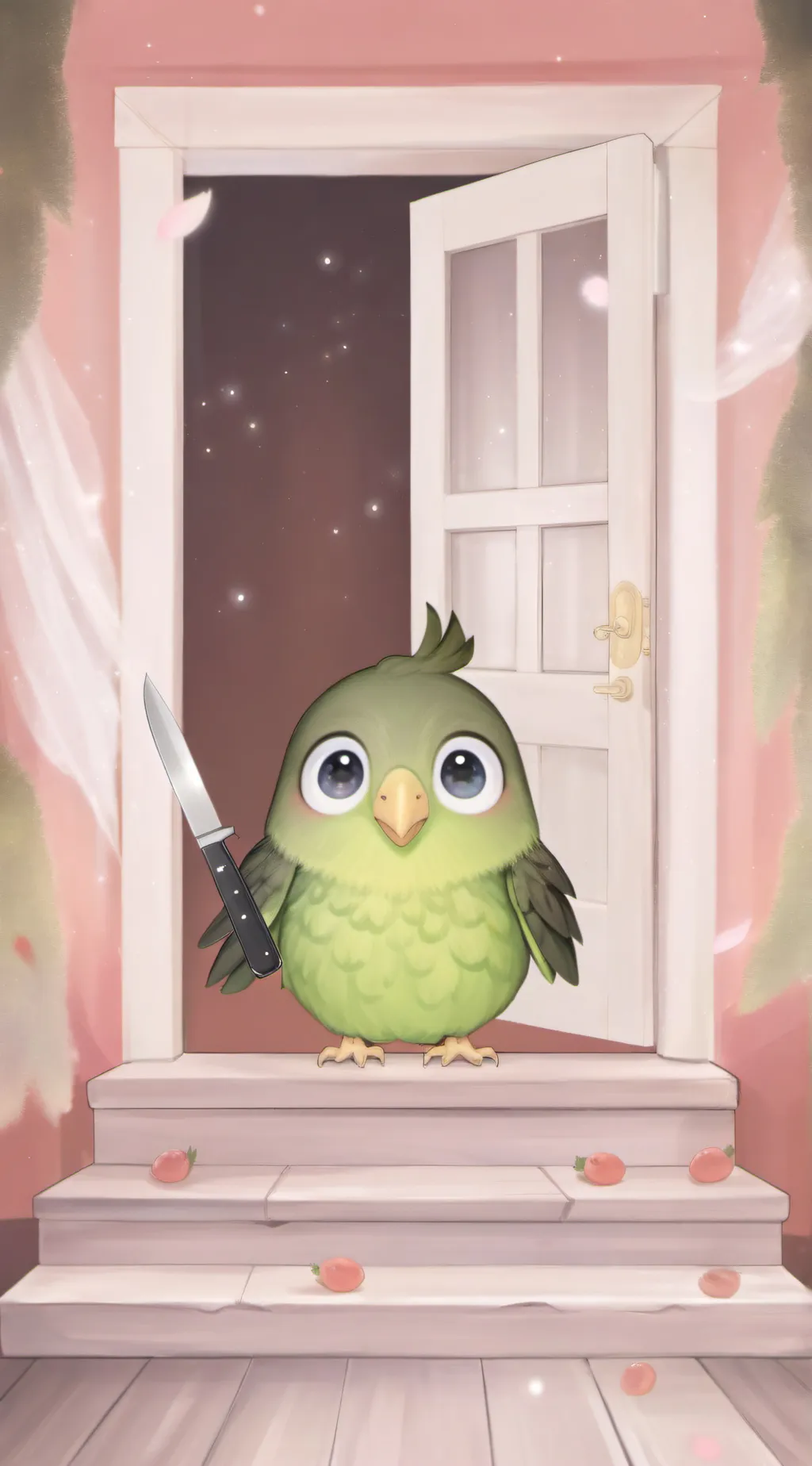 ai character: Duolingo  background