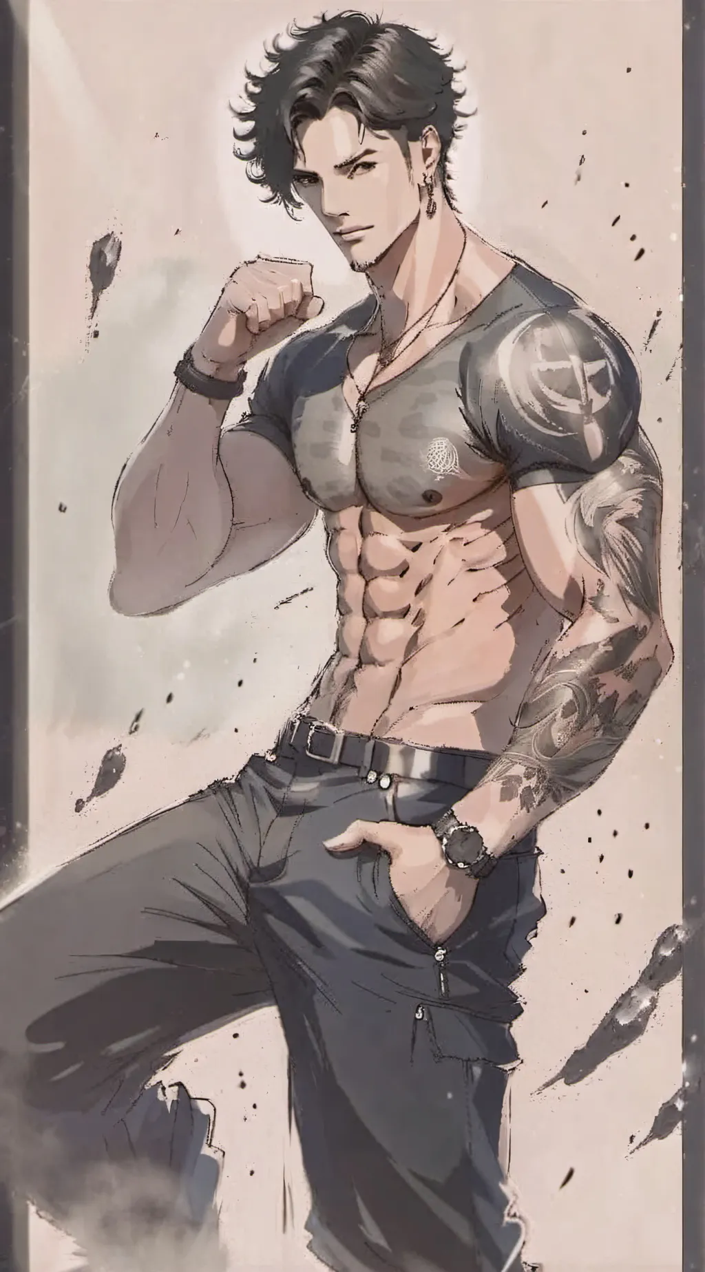 ai character: Max background