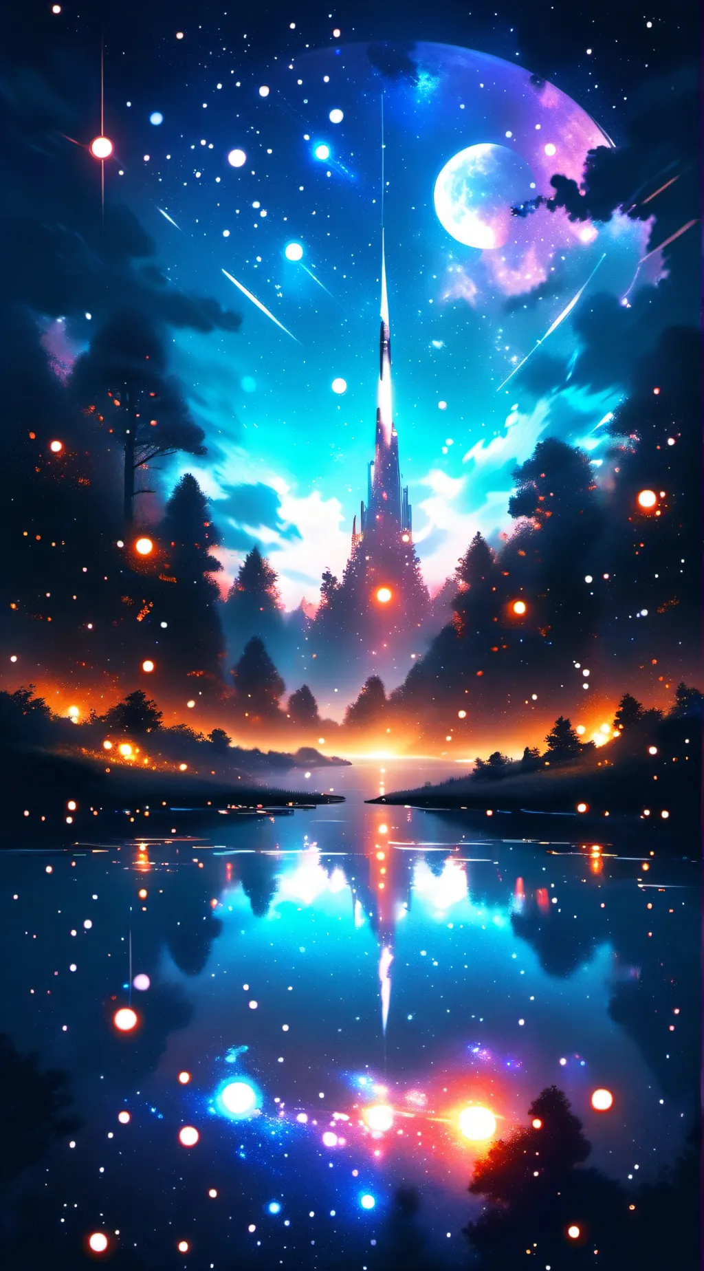 ai character: Alastor farewell  background