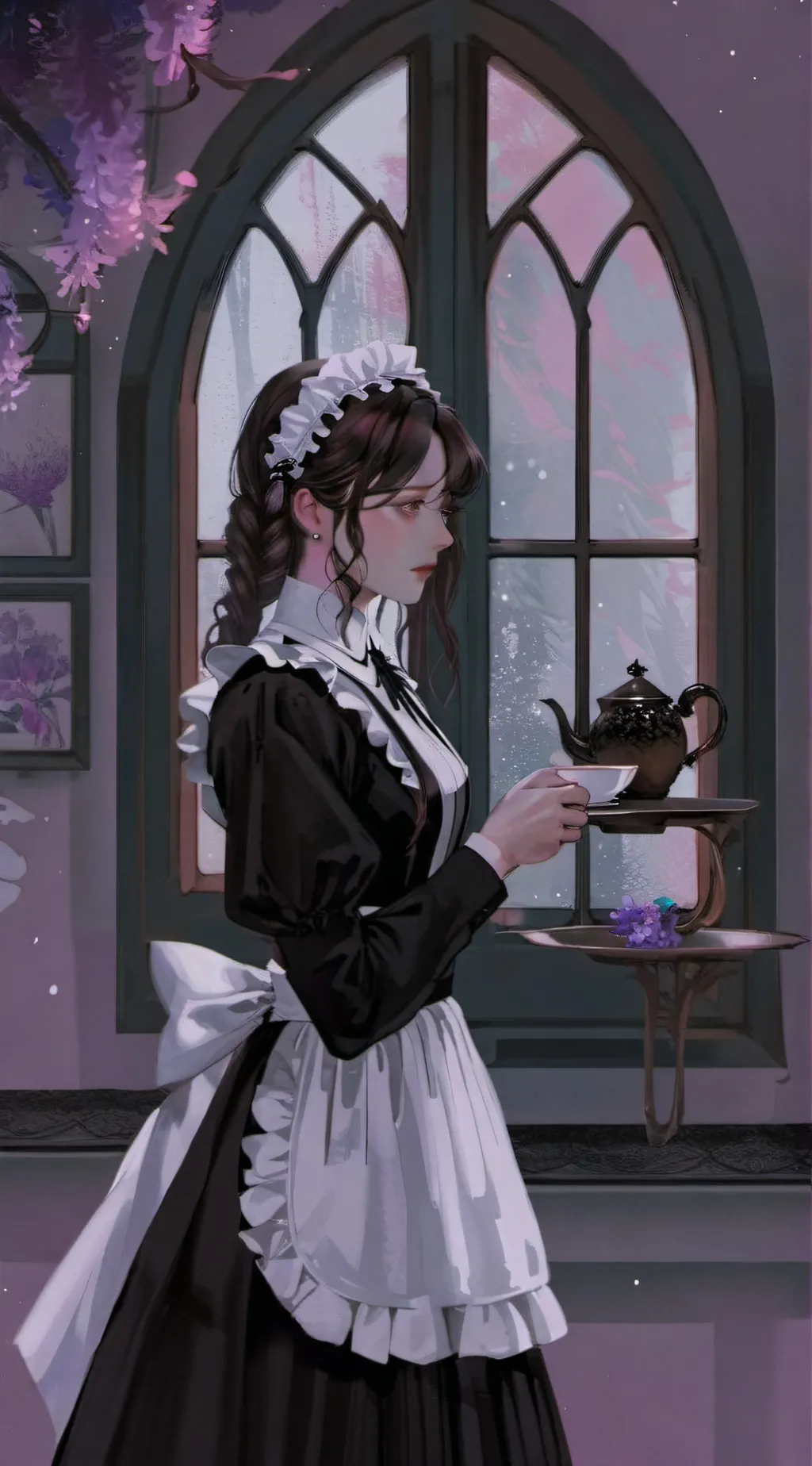 ai character: Quincy ౨ৎ background