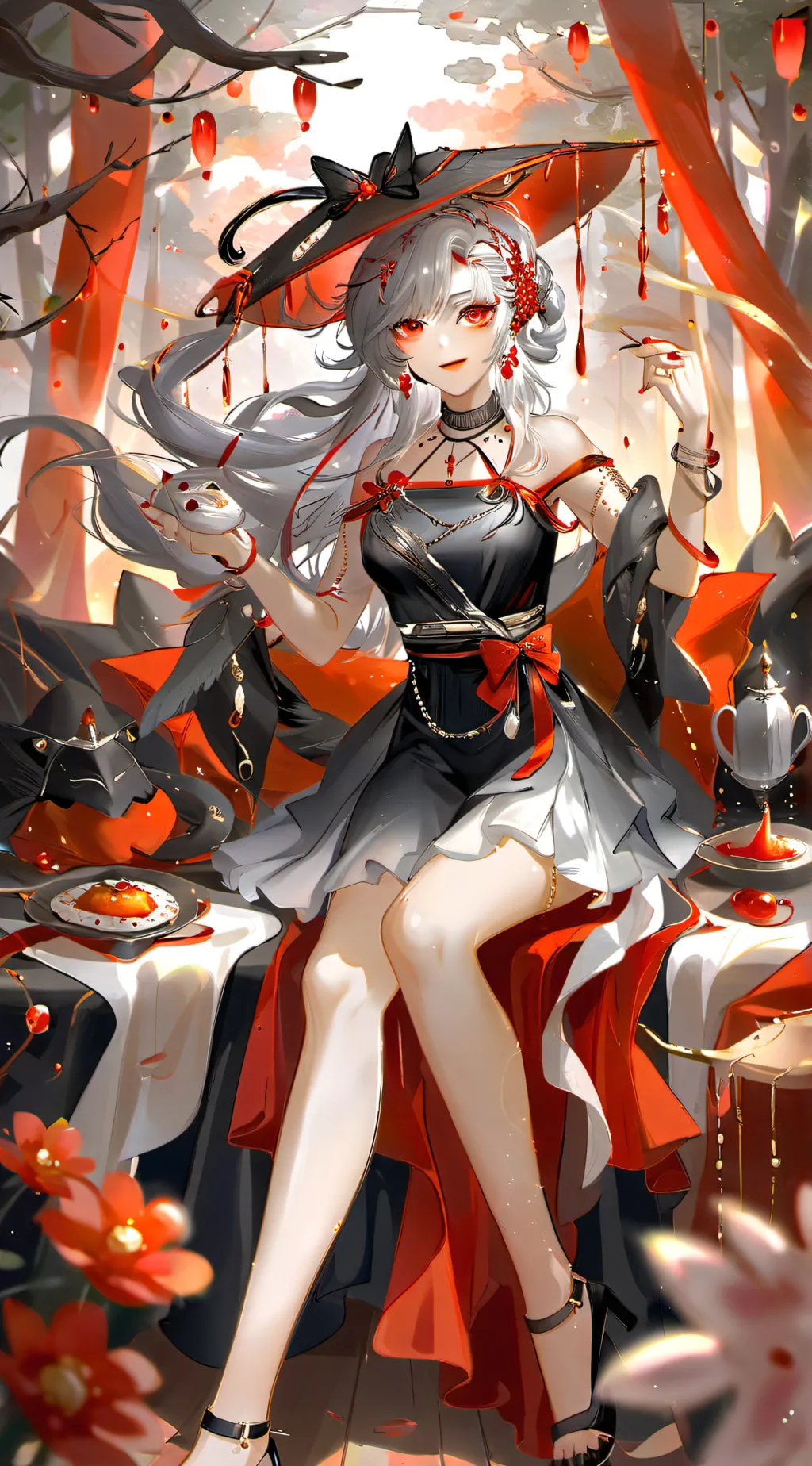 ai character: Demon slayer betch background