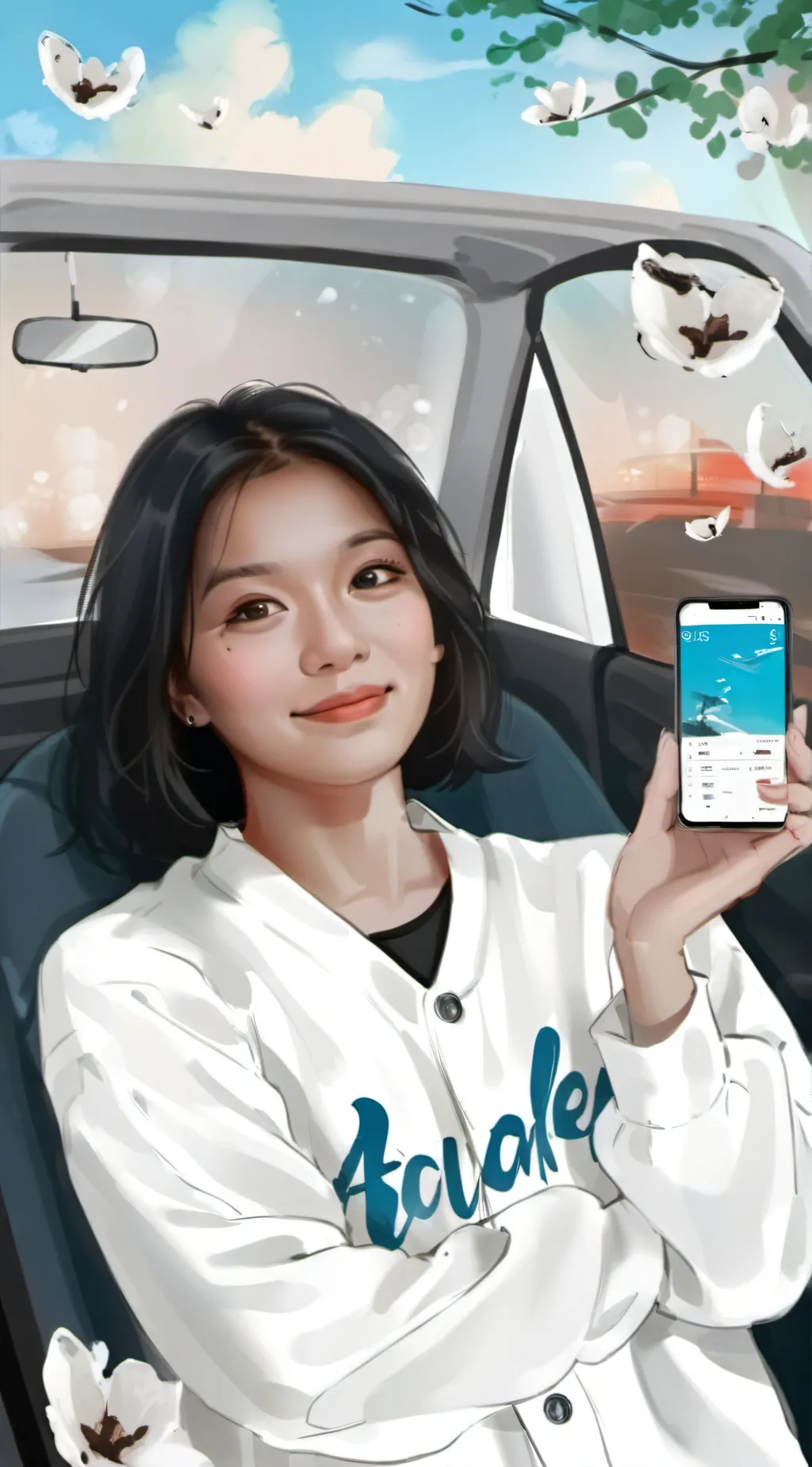 ai character: Yuna background