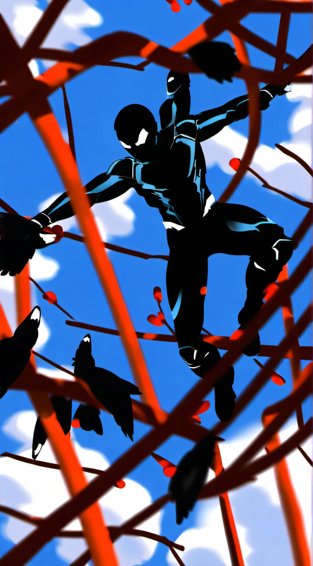 ai character: Super Clone 3D background