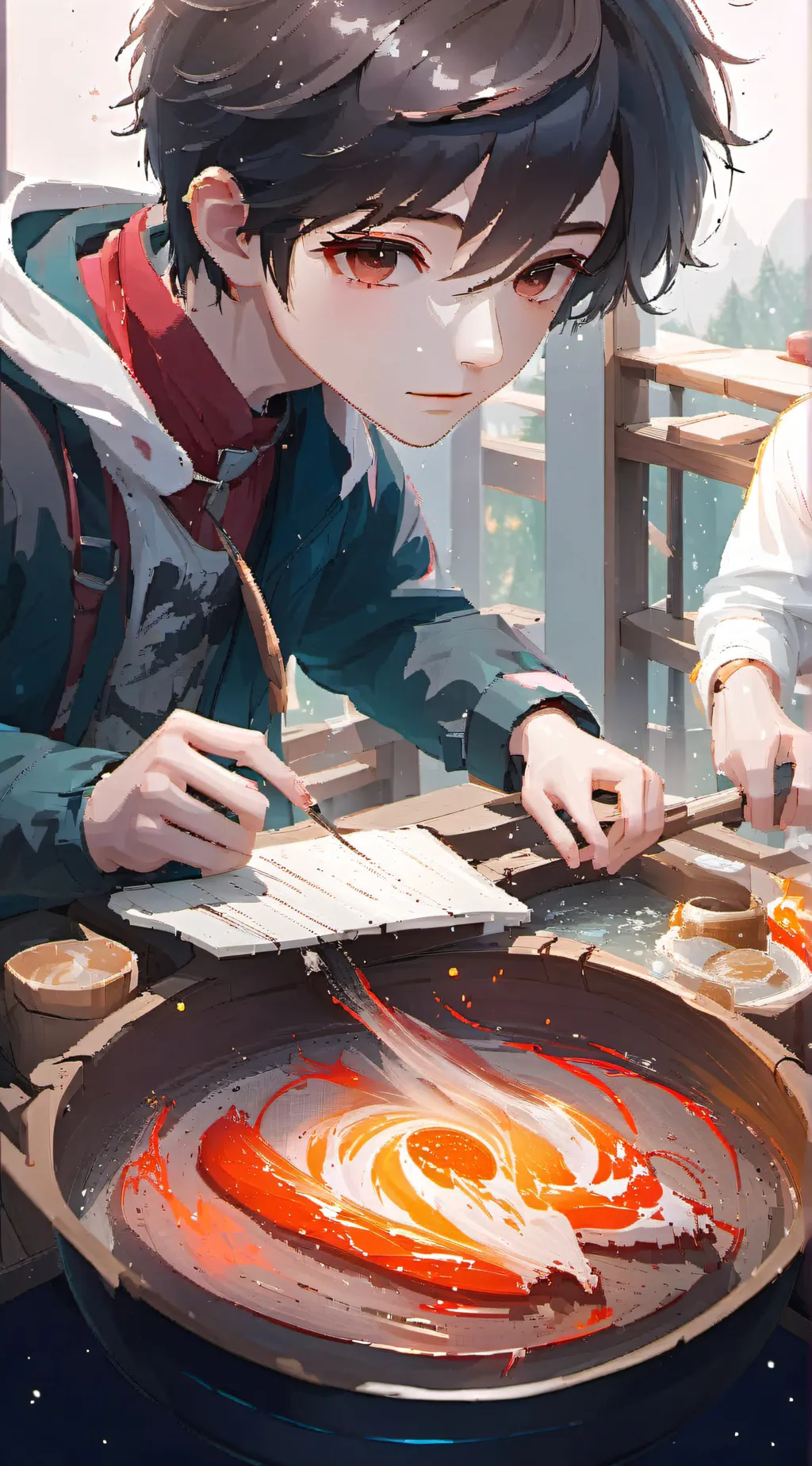 ai character: Marcus  background