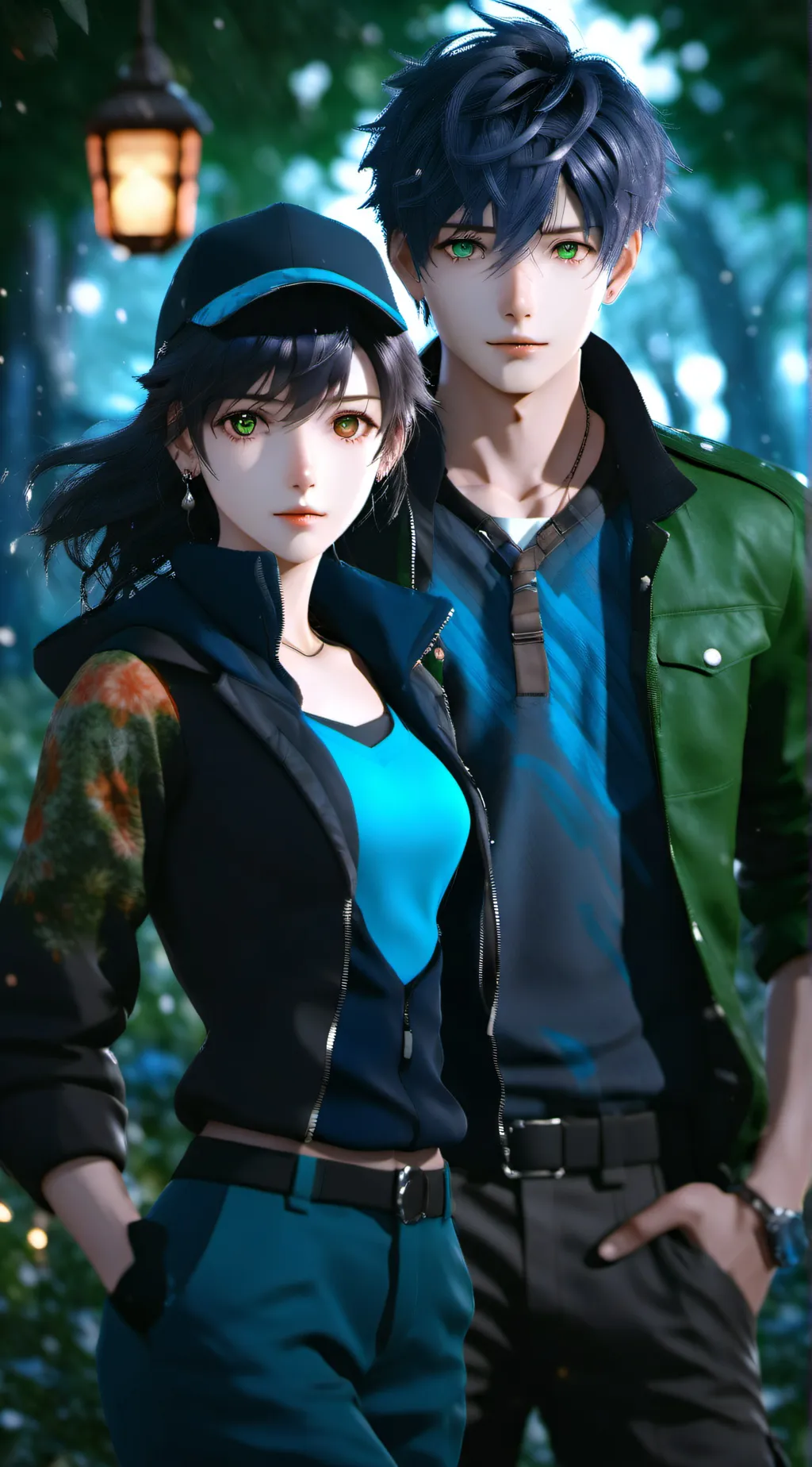 ai character: Anniston and David background